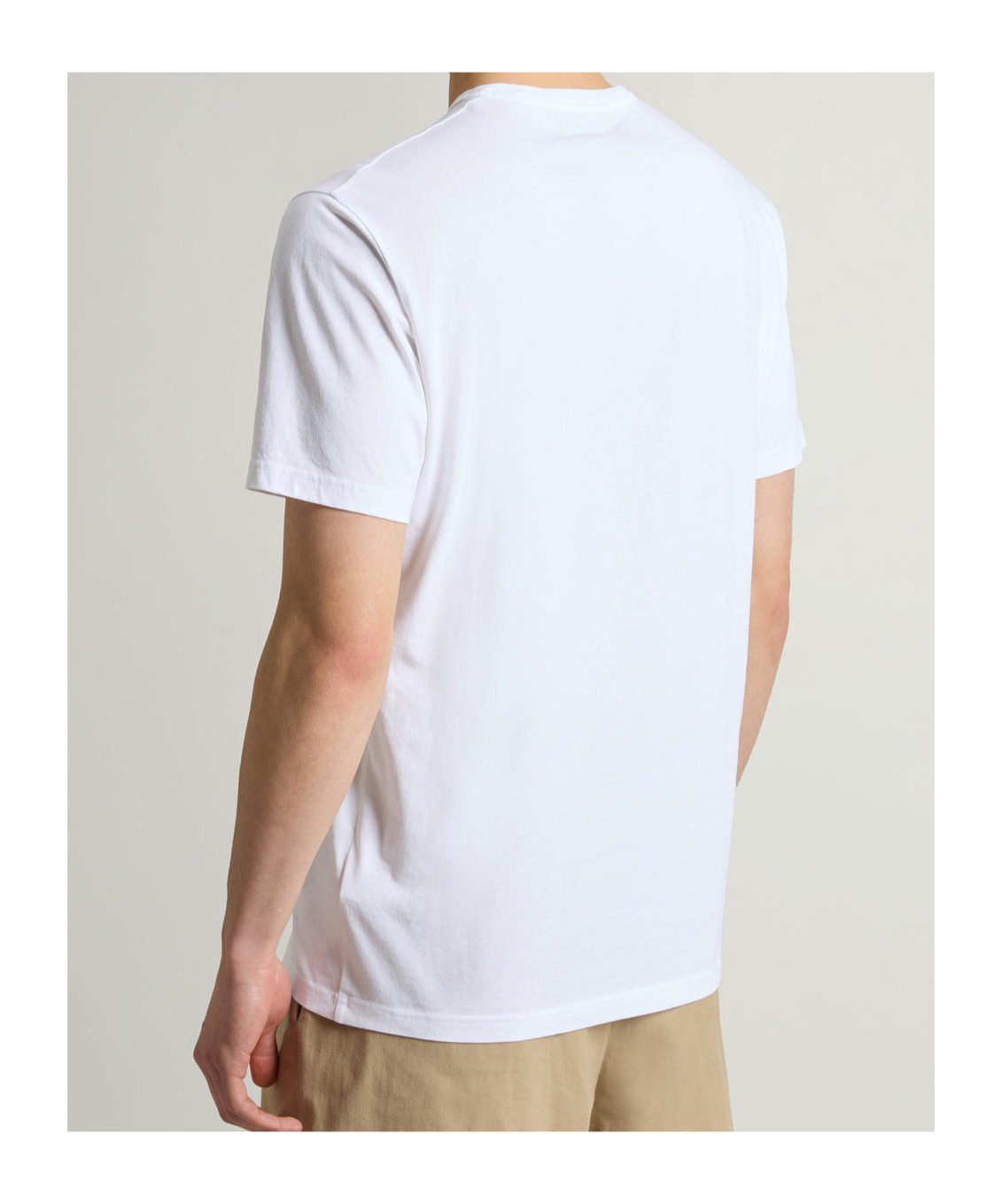 Woolrich Men's T-shirt With Print In White