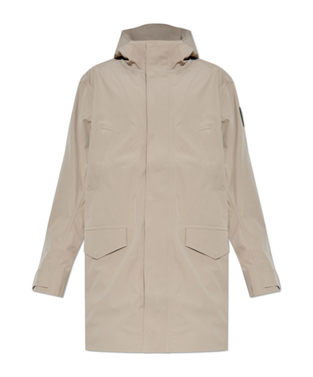 Canada Goose Hooded Windbreaker Jacket In Neutral