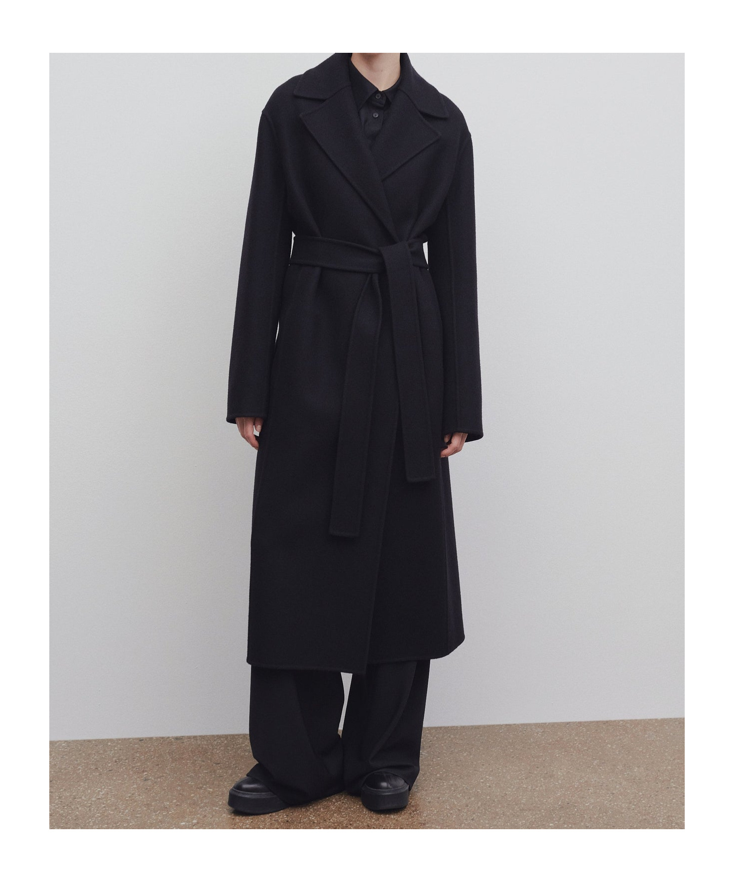 The Row Malika Coat In Black