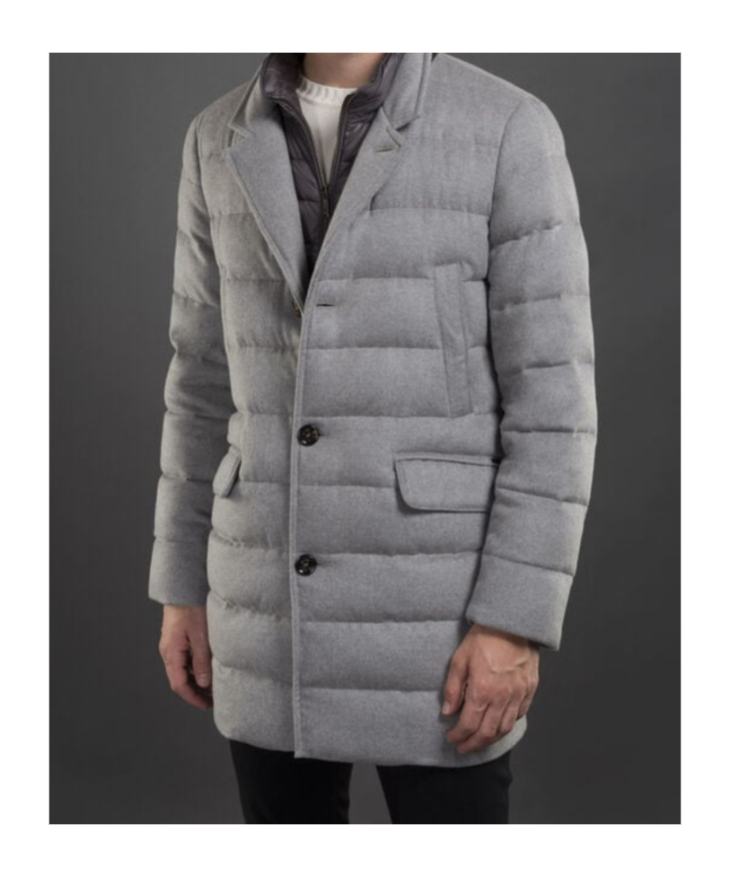 Moorer Costanzo Ls9 Coat In Gray