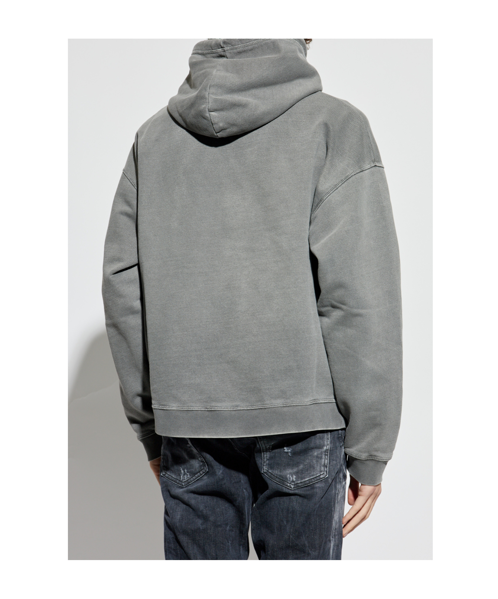 Dsquared2 Long-sleeved Sweater In Gray