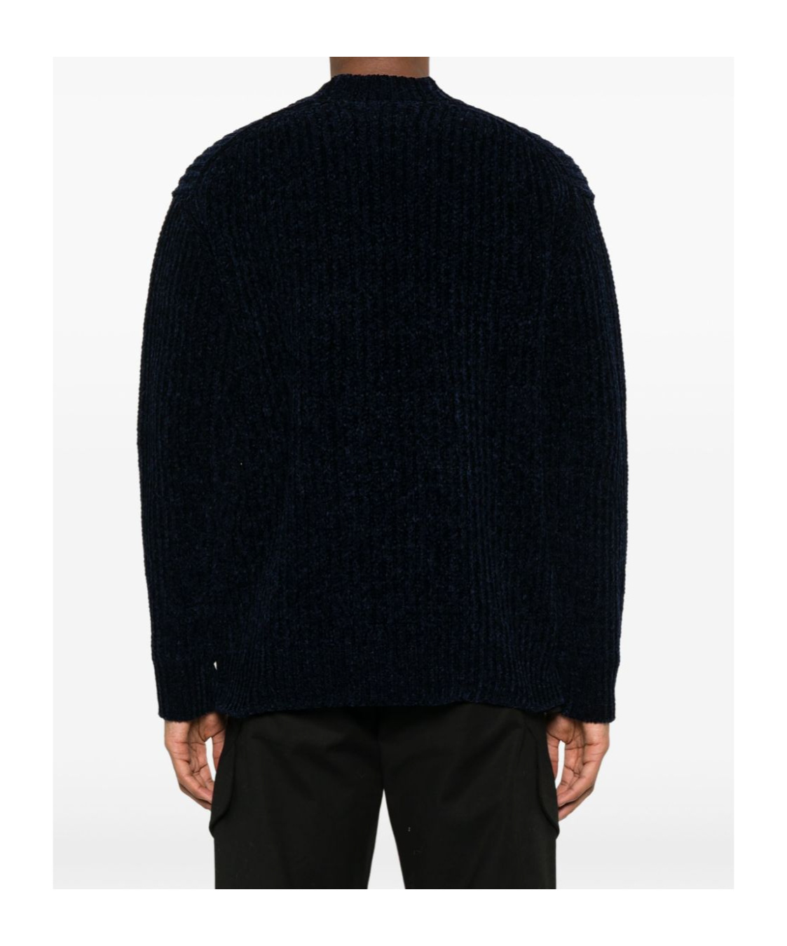 Junya Watanabe Wool Blend Jumper In Black
