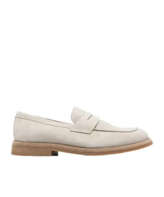 ELEVENTY SUEDE LOAFERS