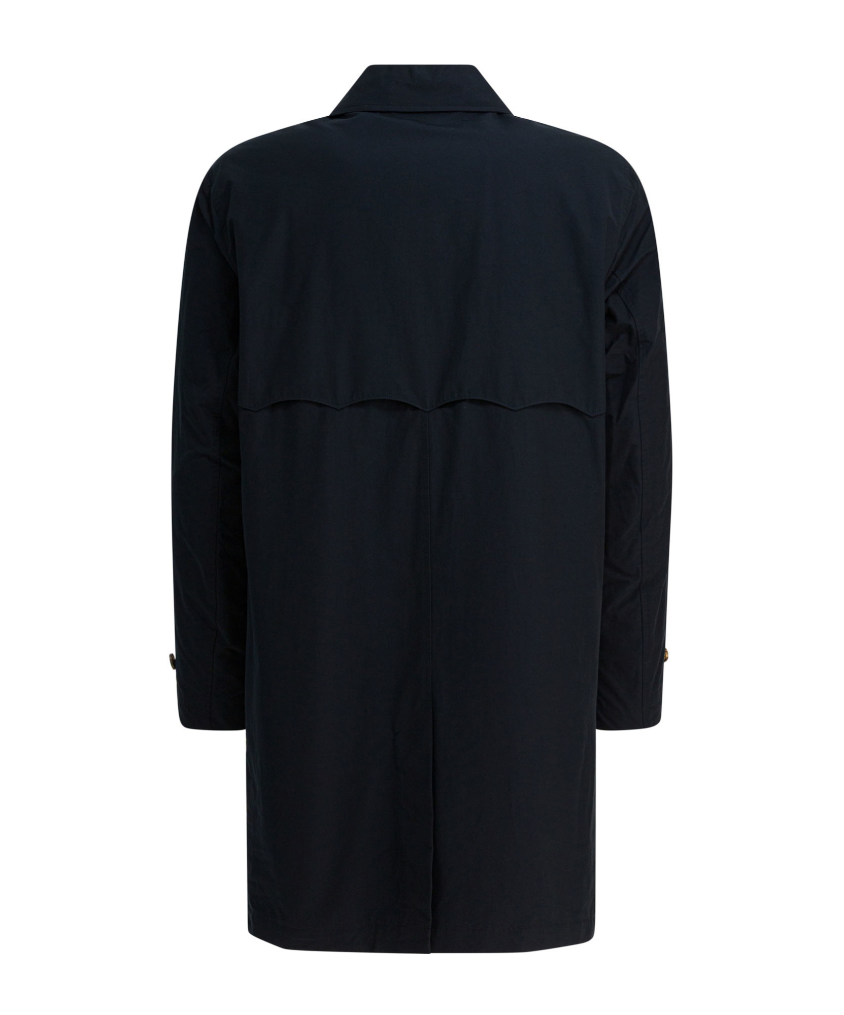 Baracuta Buttoned Coat In Blue