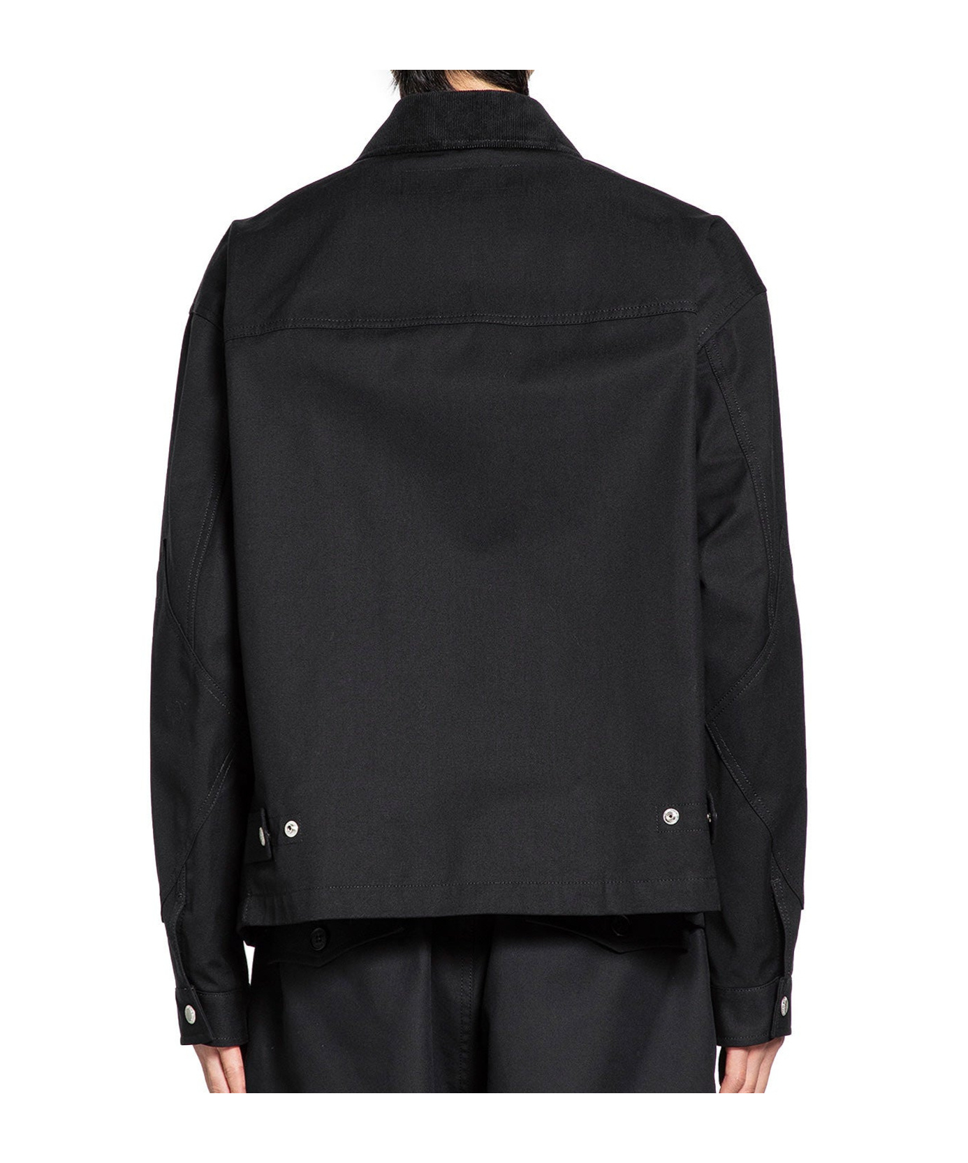 Comme Des Garçons Long Sleeve Casual Jacket In Black