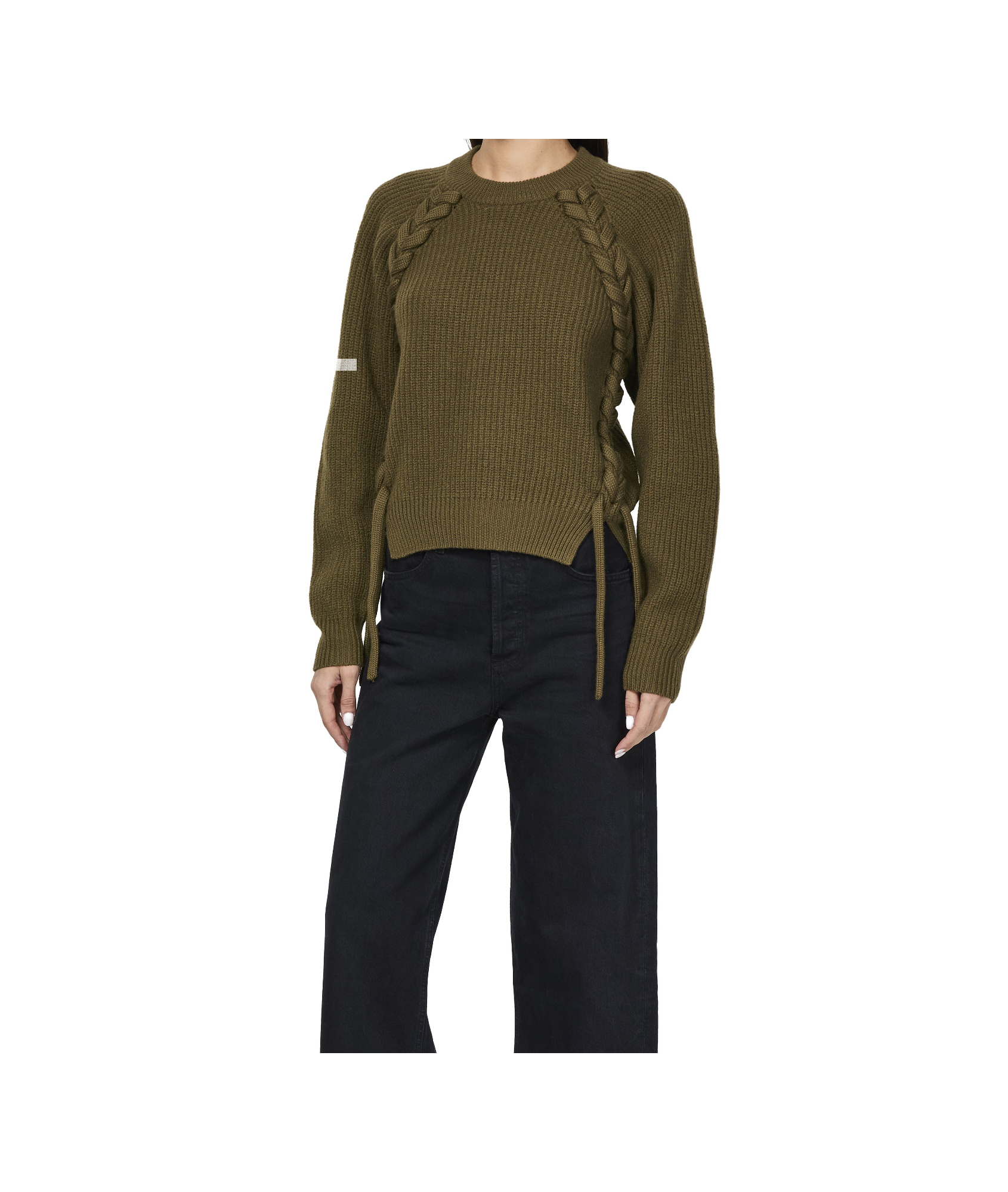Isabel Marant Noelia Crewneck Sweater In Green