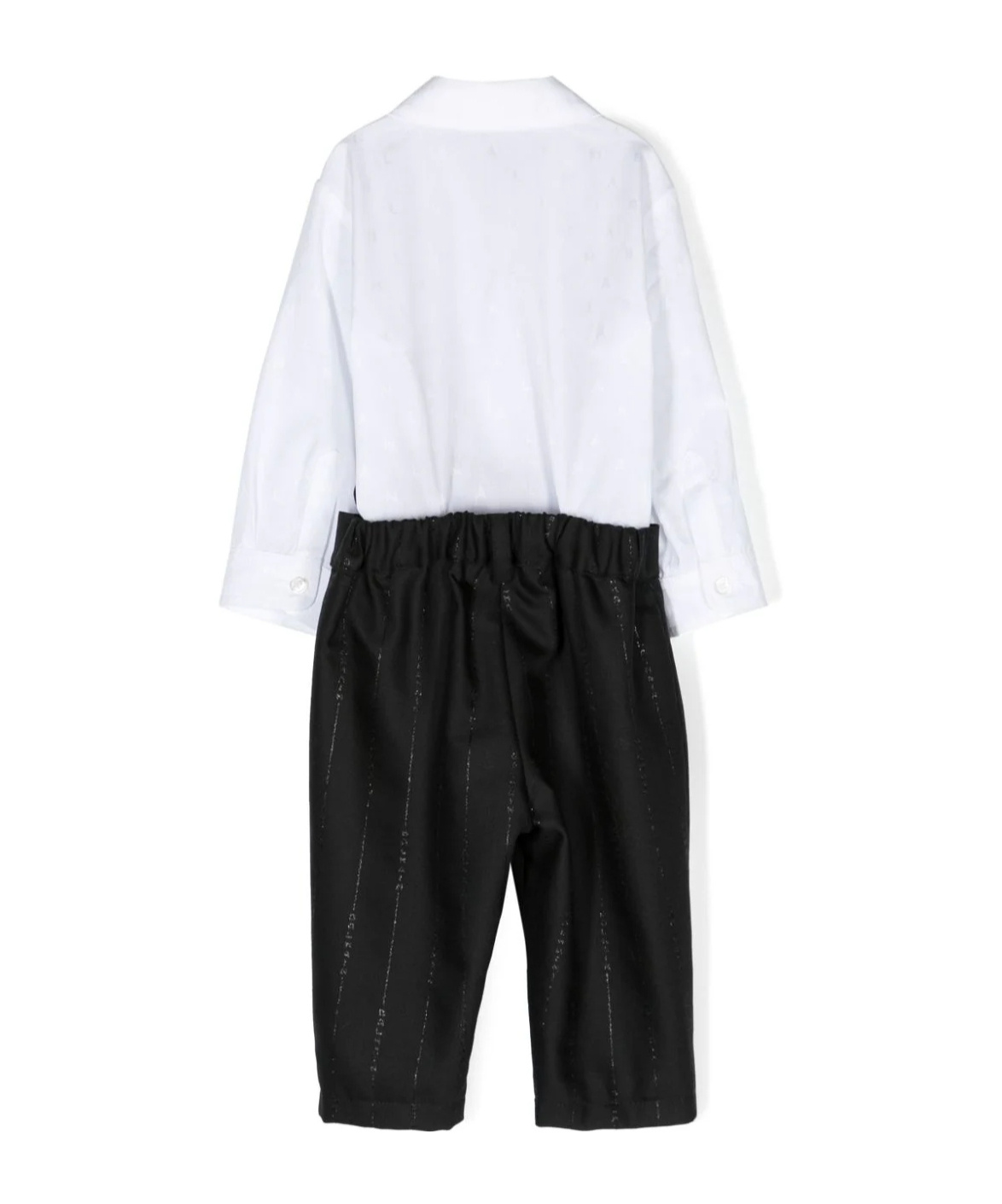 Balmain Trompe-l'oeil Suit Set In Black