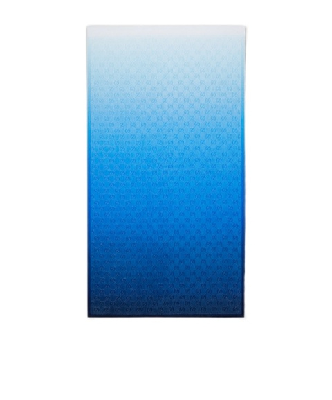 Gucci Gg Terrycloth Beach Towel In Blue