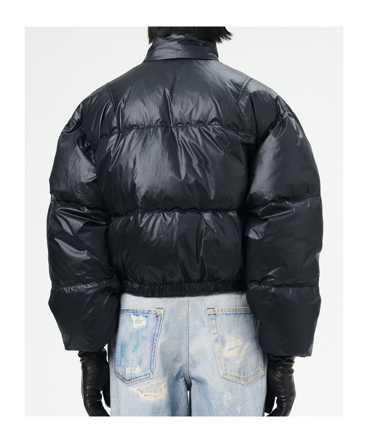 Our Legacy Long-sleeved Down Jacket In Black