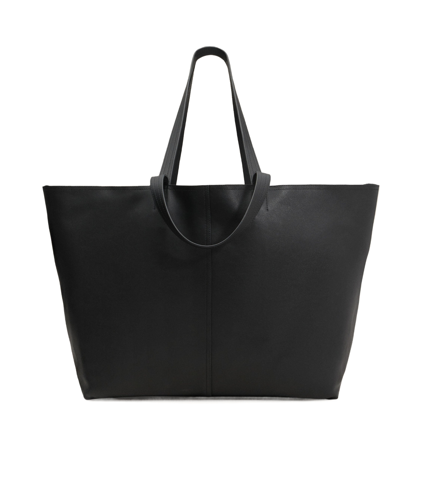Ami Alexandre Mattiussi Letter Detail Shoulder Bag In Black