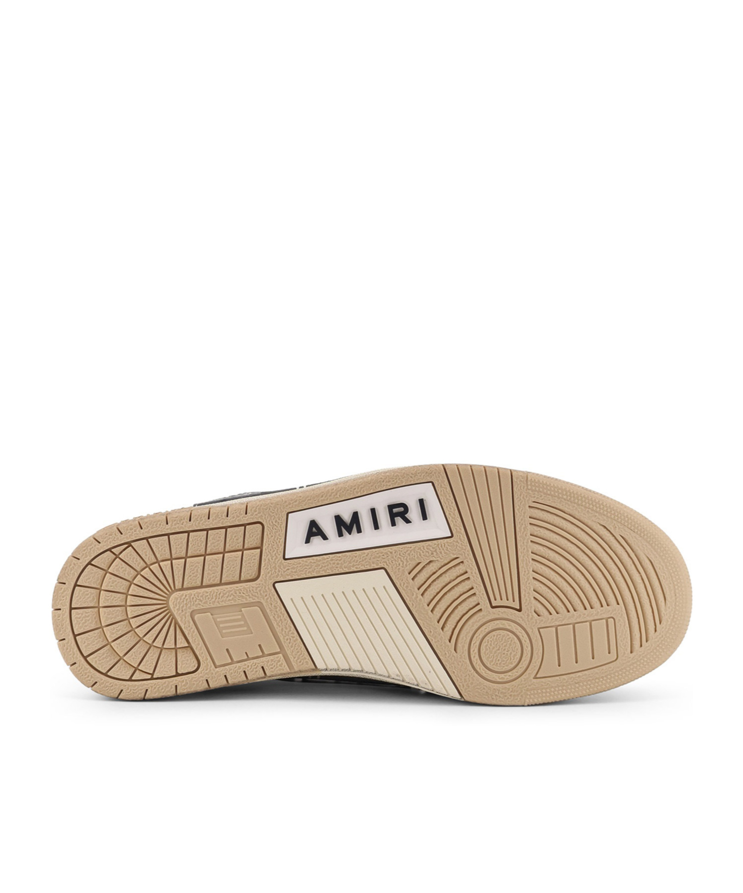 Amiri Skel Top Black Low Top Sneakers With Logo Patch On The Tongue And Logo Lettering On The Heel In Leat In Black