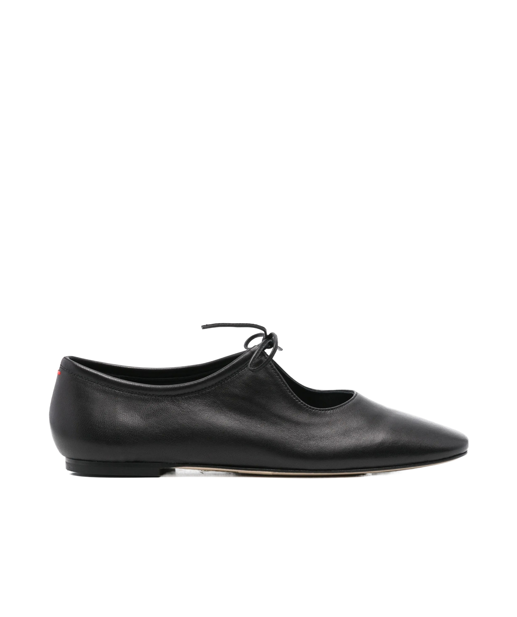 Aeyde Square-toed Ballet Shoes In Black