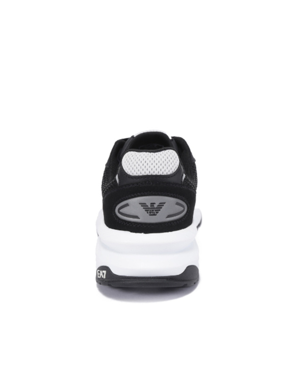Ea7 Mesh Casual Sneakers In White