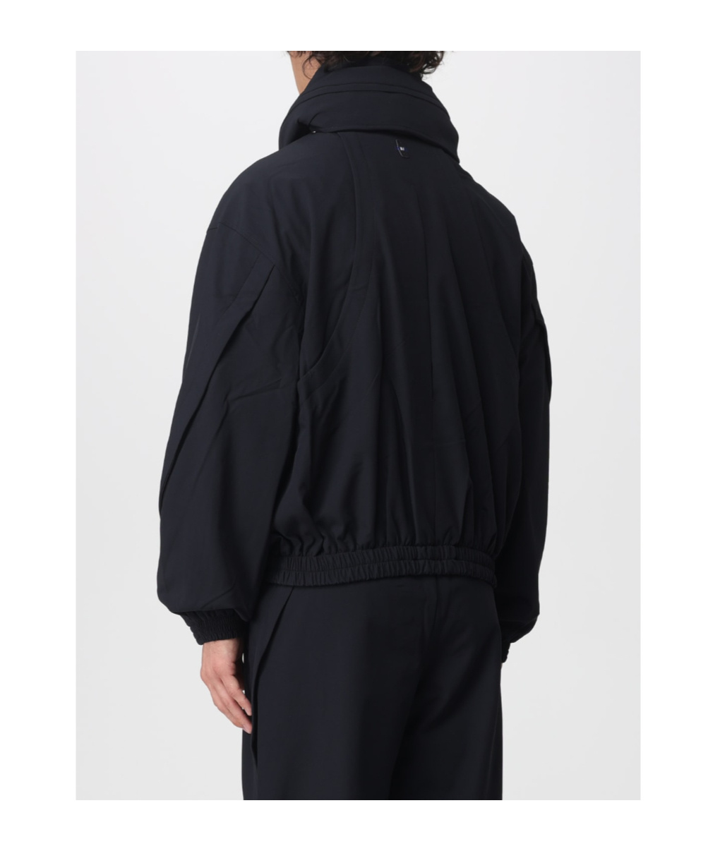 Ader Error Long-sleeved Zip-up Jacket In Black