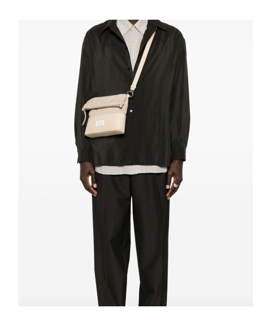Maison Margiela 5ac Hobo Small Shoulder Bag In Neutral