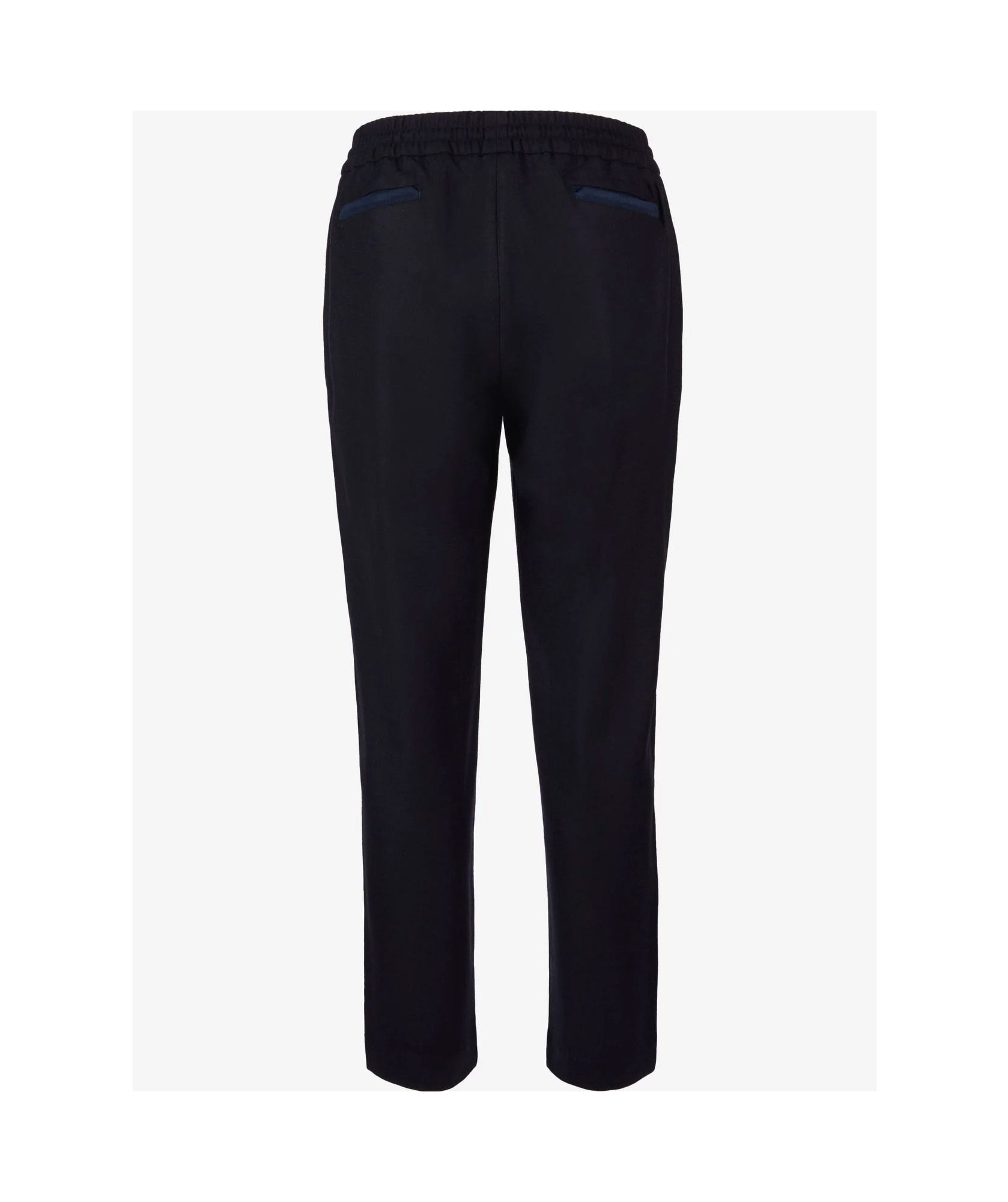 Sease Drawstring Casual Pants In Black