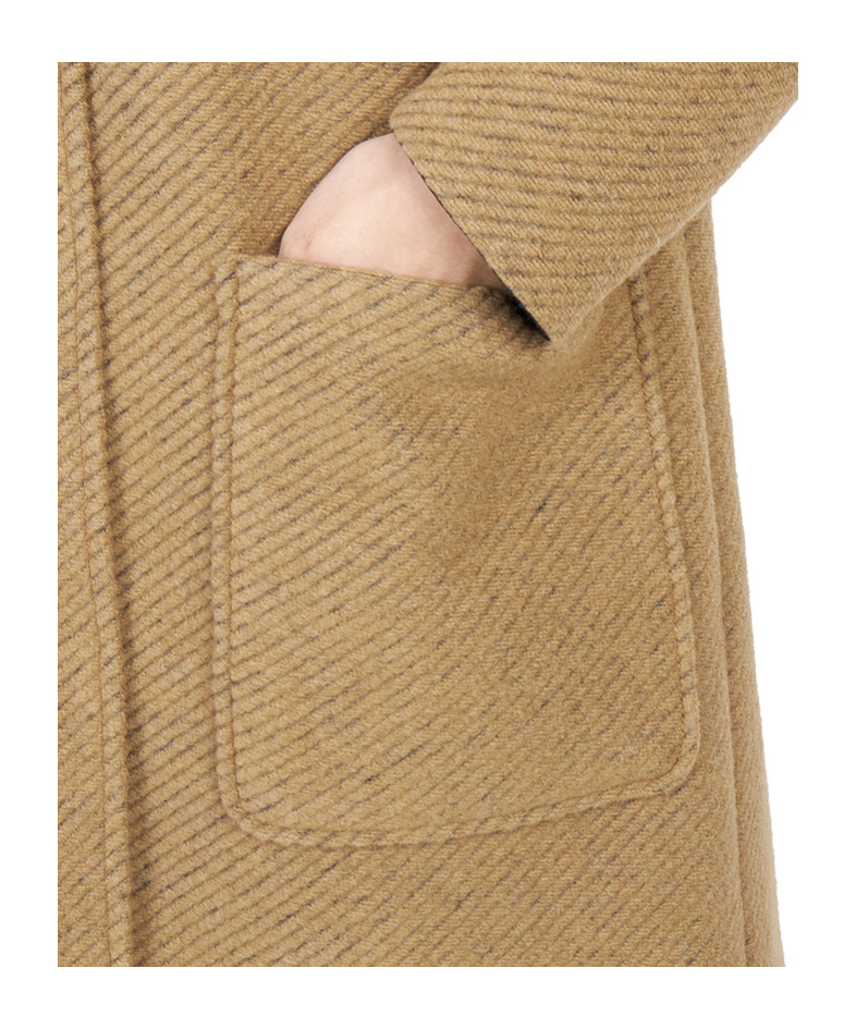 Max Mara Long-sleeved Hooded Coat In Brown
