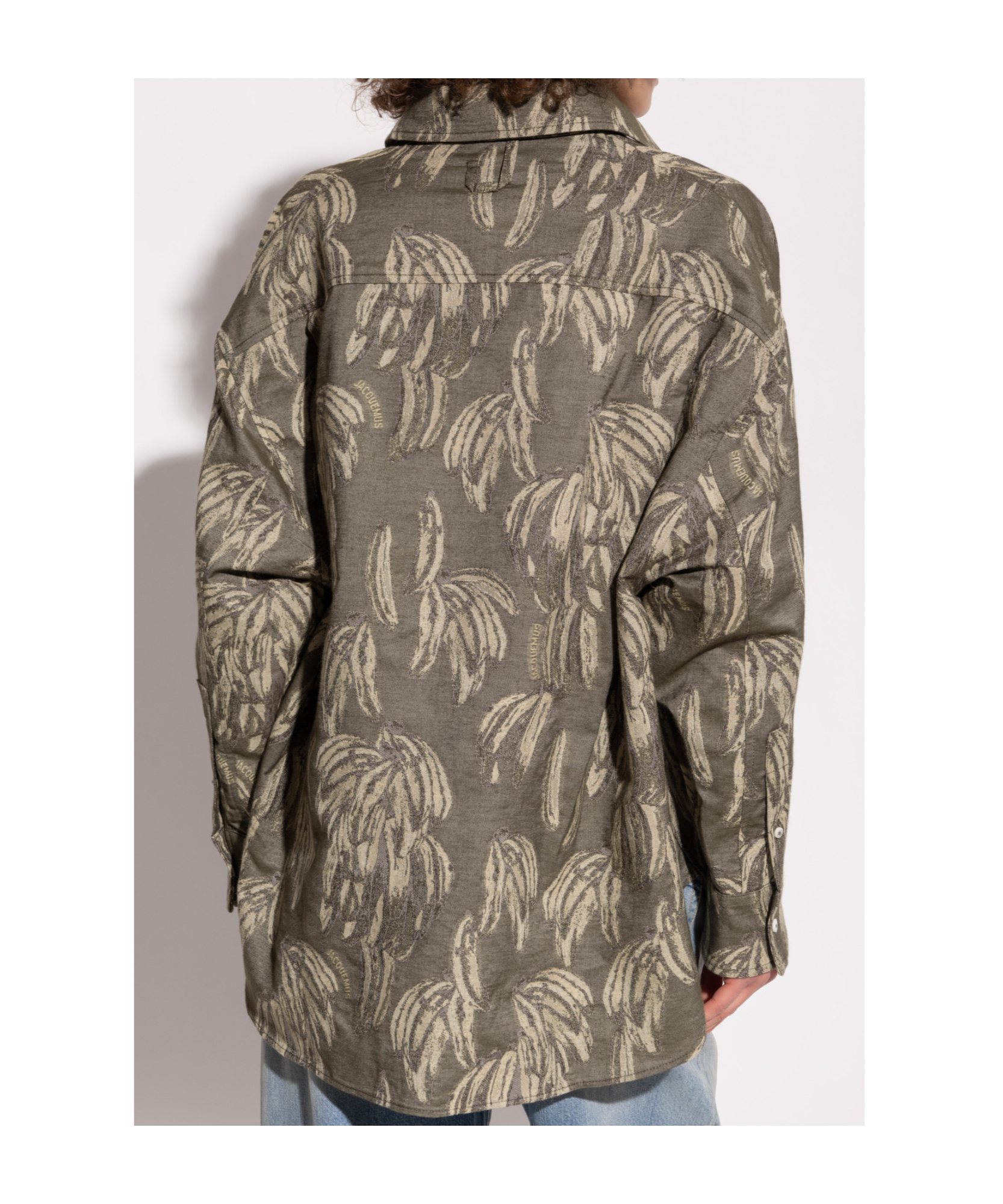 Jacquemus Verde Camisa De Corte Oversize In Green