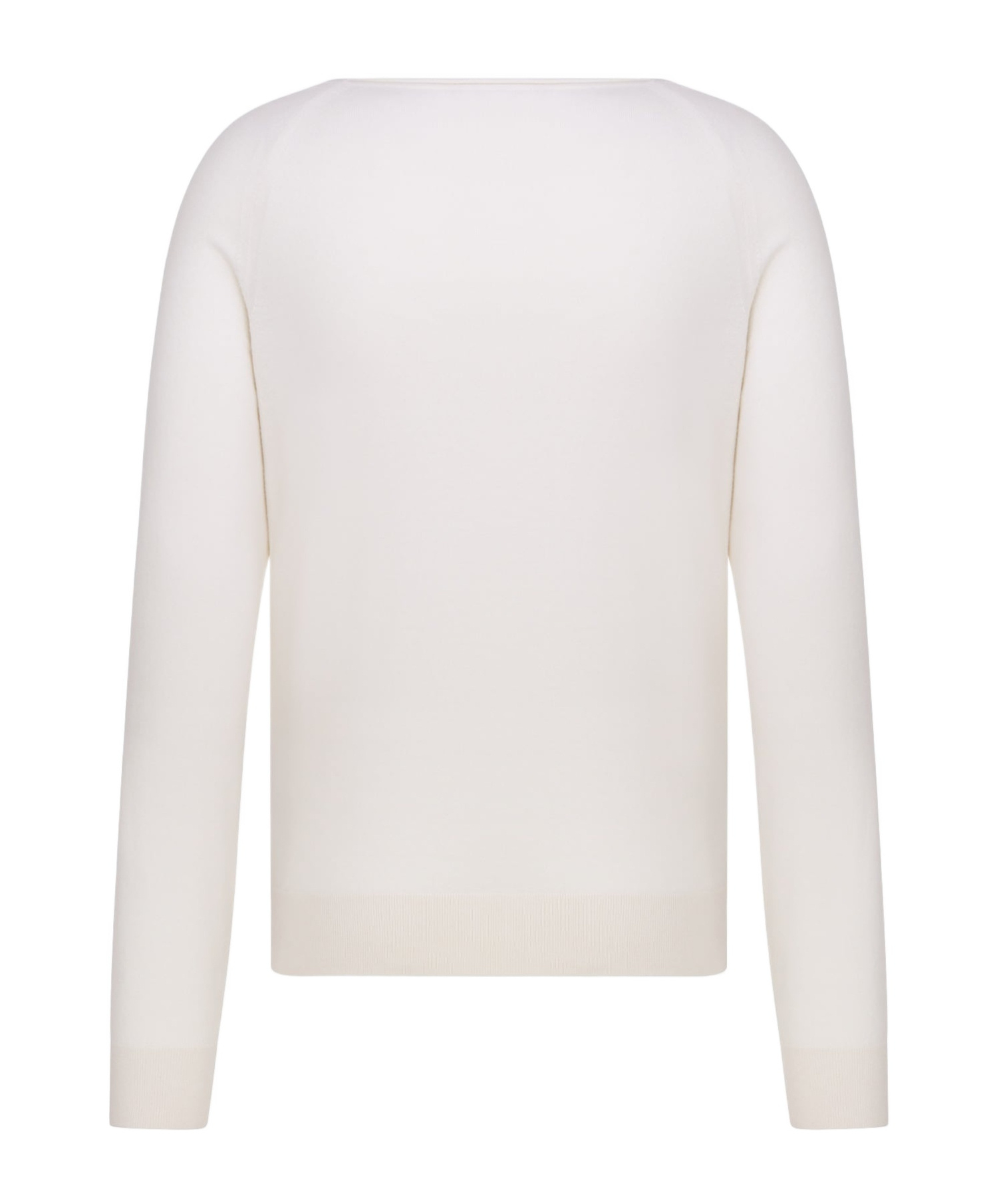 Dior Removable Headscarf Cashmere Sweater In White