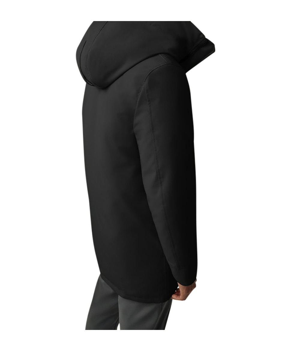 Canada Goose Langford Parka Nylon Down Jacket In Black