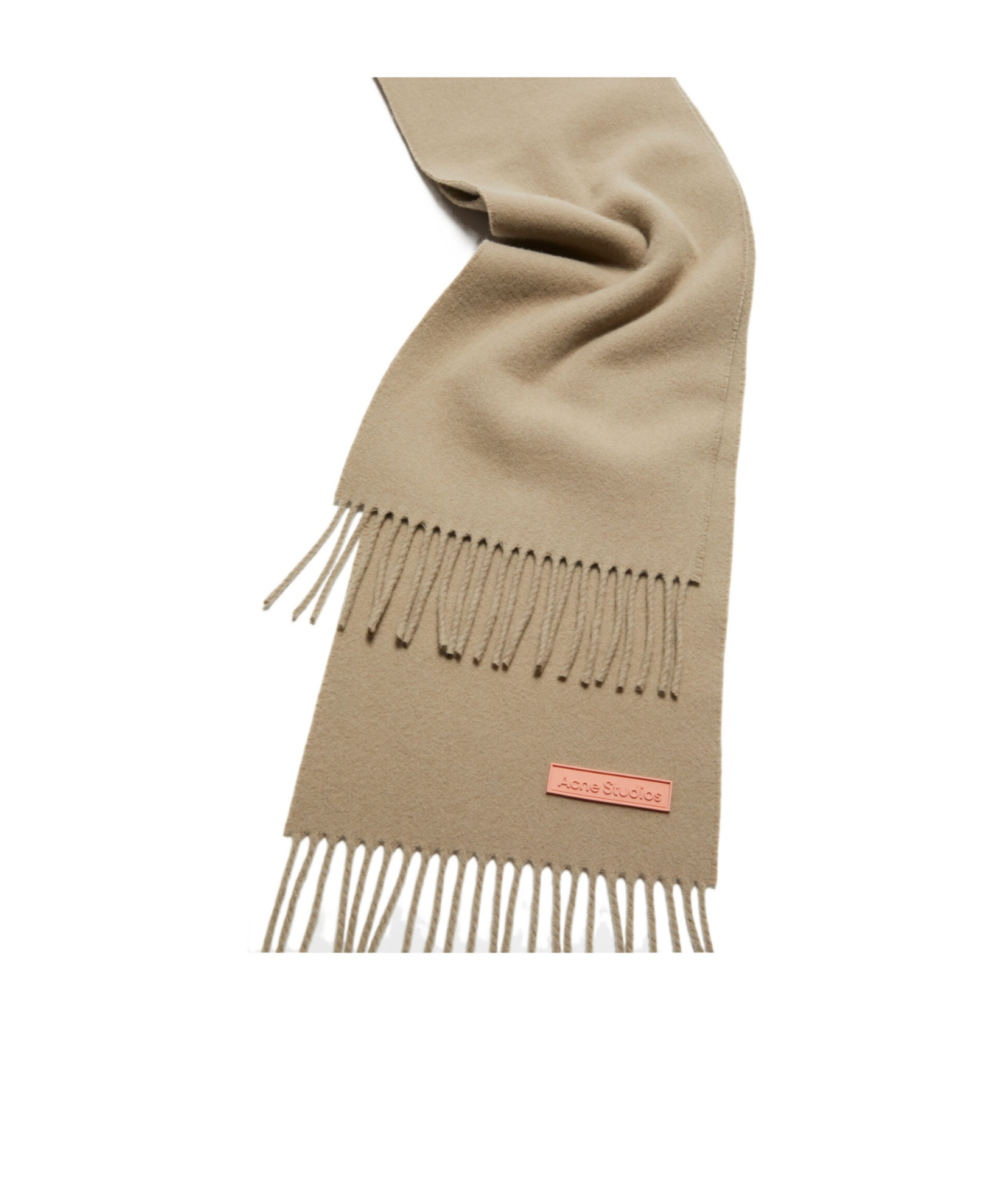 ACNE STUDIOS FRINGED WOOL SCARF