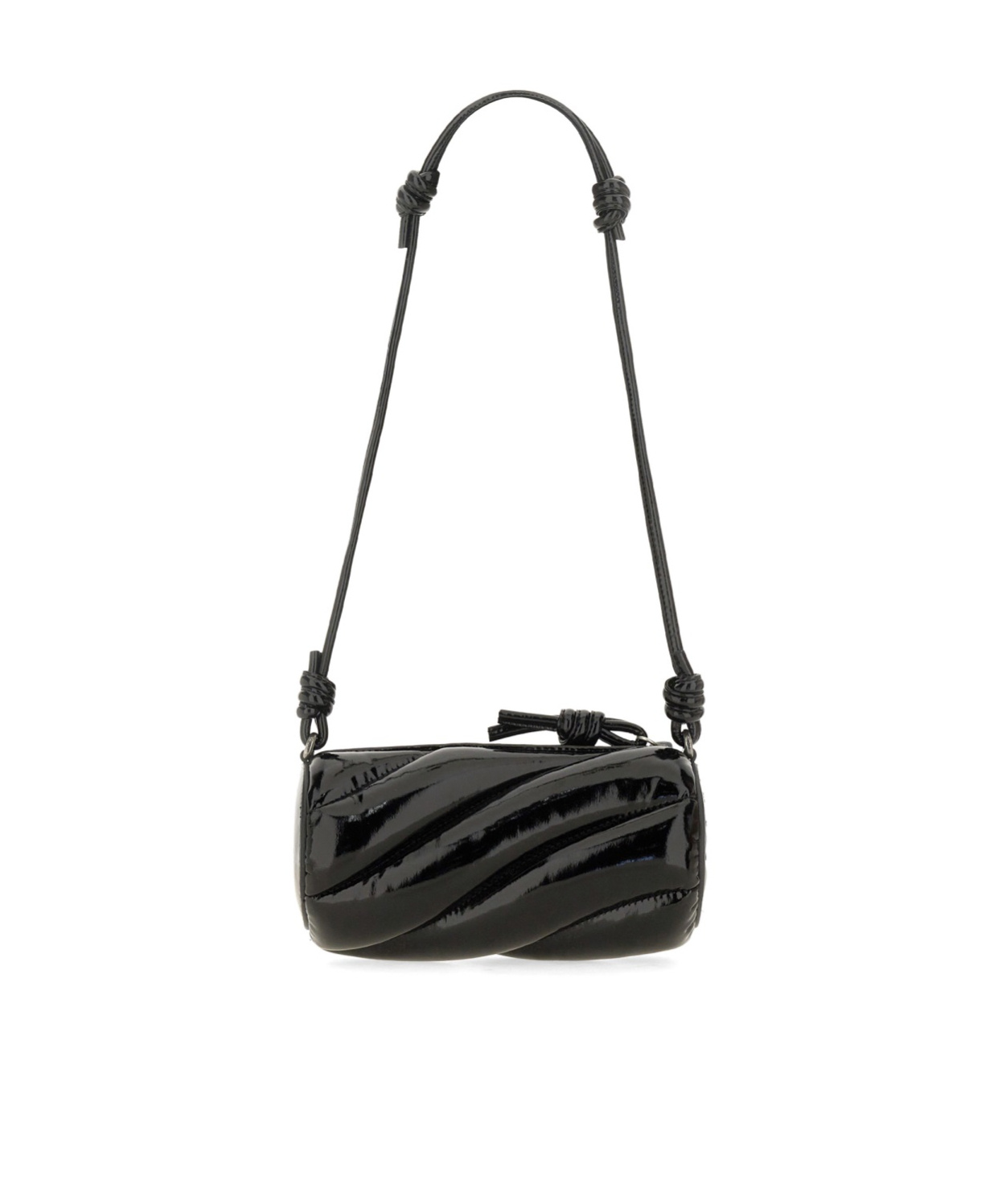 Fiorucci Zippered Shoulder Bag In Black
