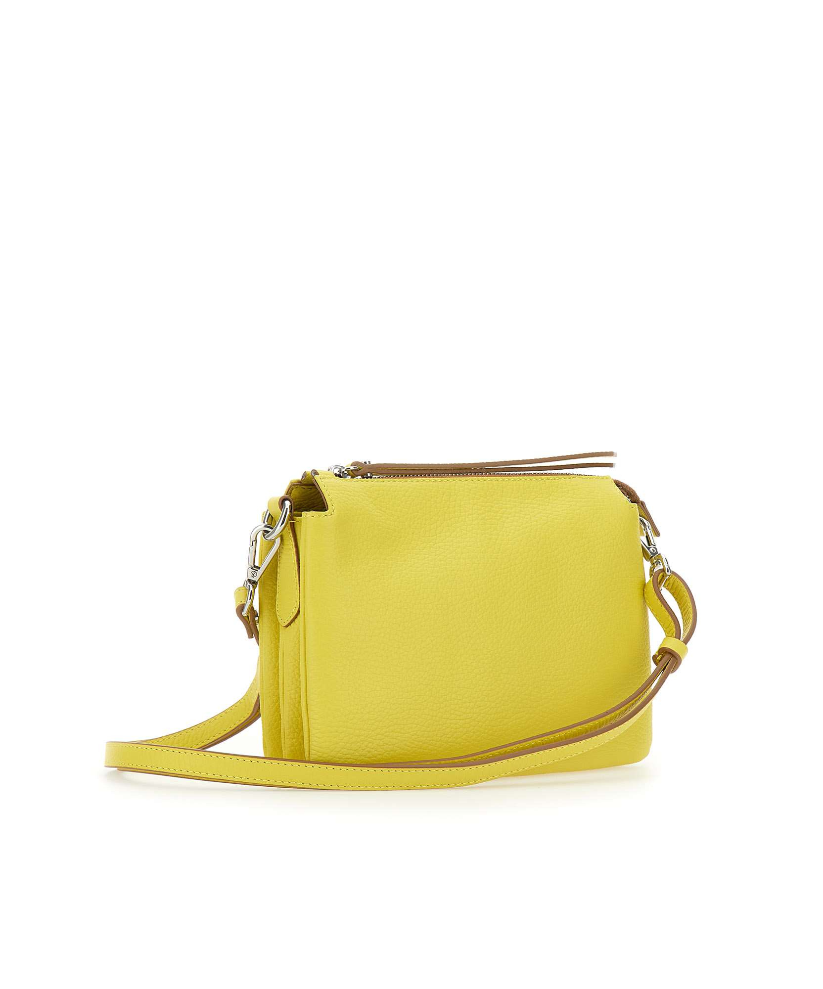 Gianni Chiarini Three Shoulder Bag In Yellow