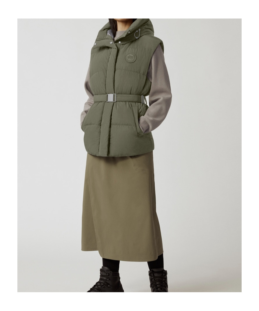 Canada Goose Rayla Down-filled Gilet In Green