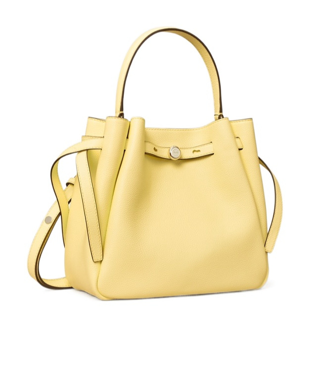 Tory Burch Romy Bucket Bag In Nude