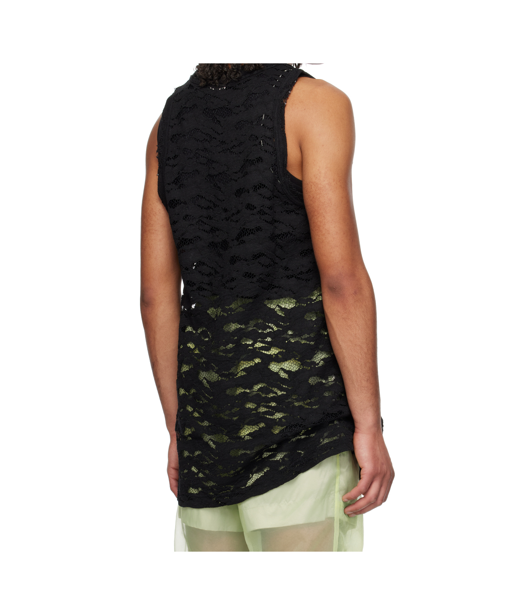 Comme Des Garçons Raschel Lace Tank Top