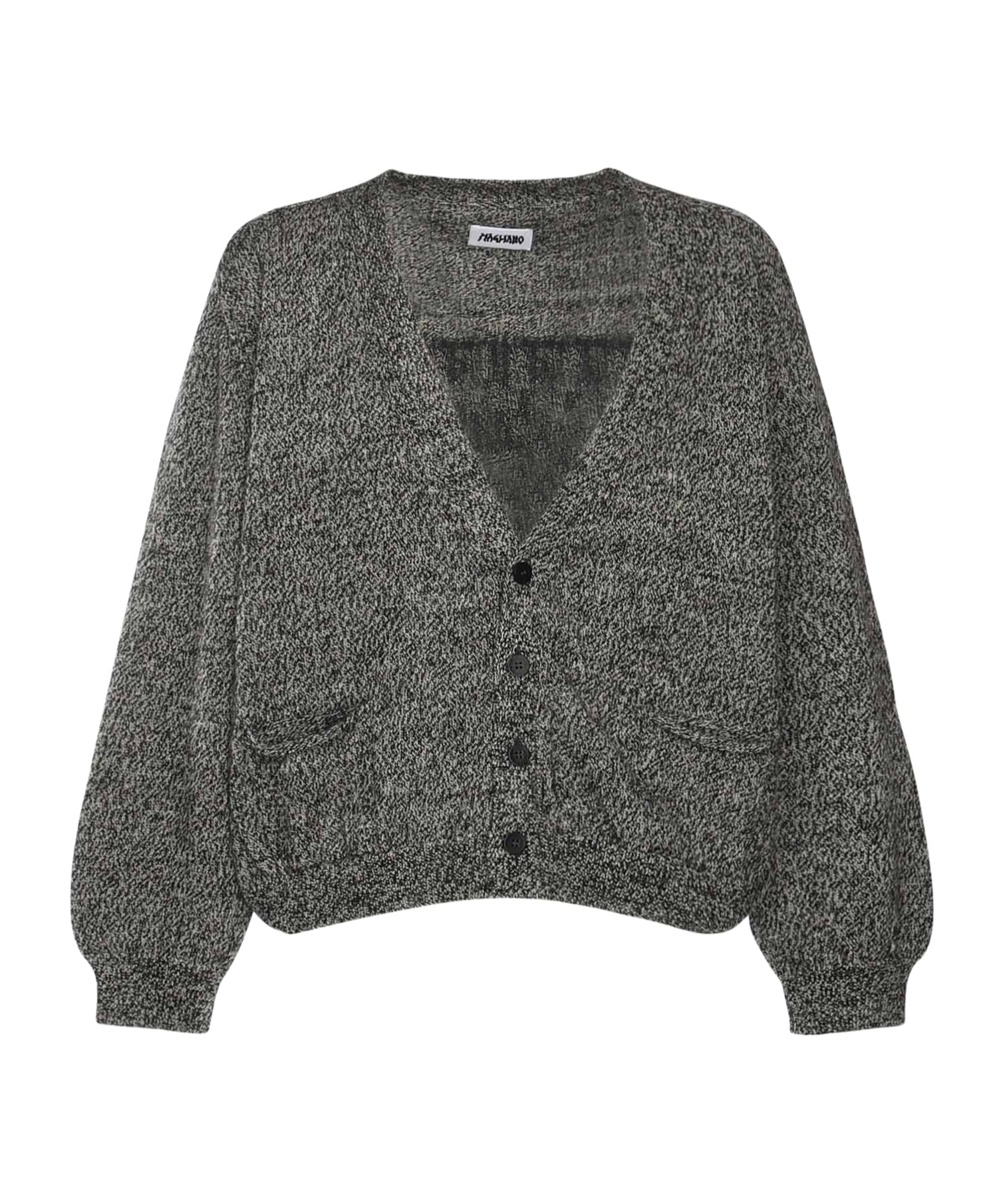 Magliano Grampa Baby Buttoned Cardigan In Gray