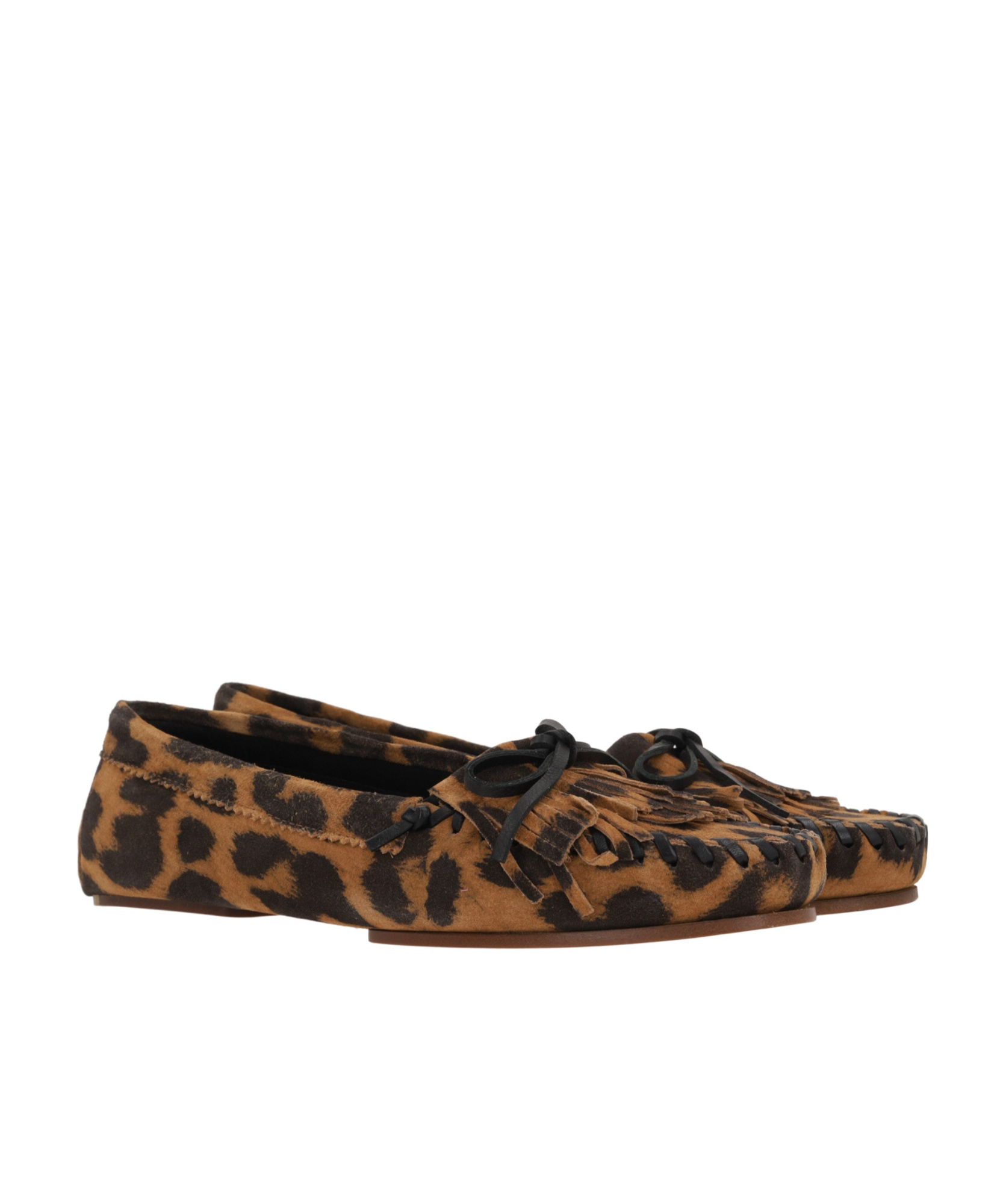 Shop Paris Texas Indiana Suede Loafers In Black