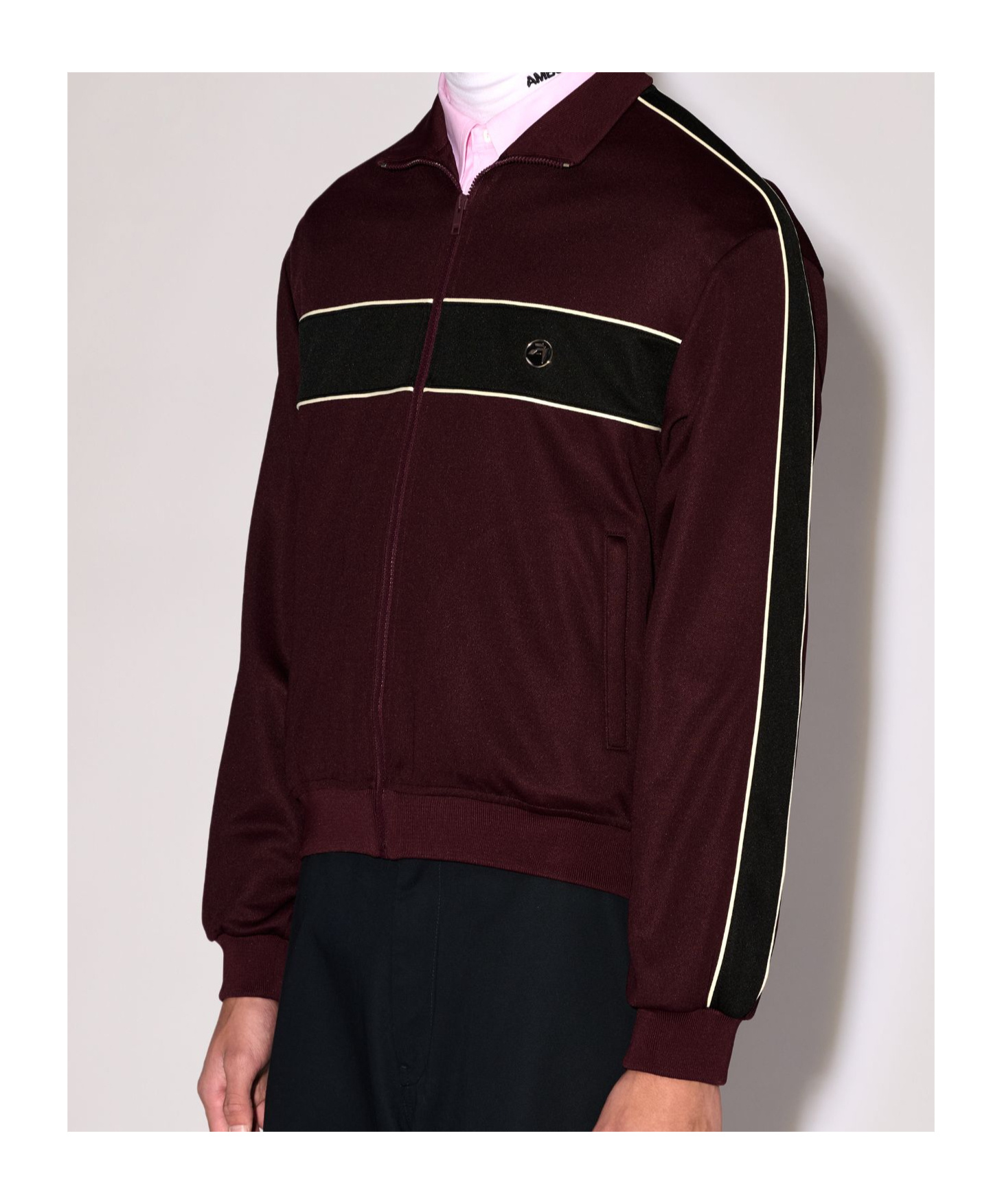 Shop Ambush Colour-block Track Jacket In Brown