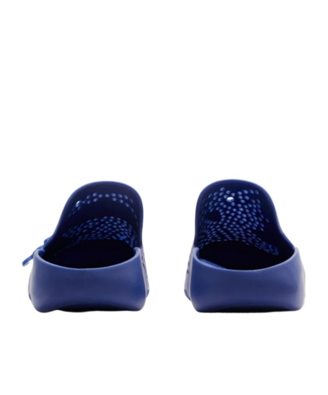 Burberry Stingray Perforated Slides In Blue