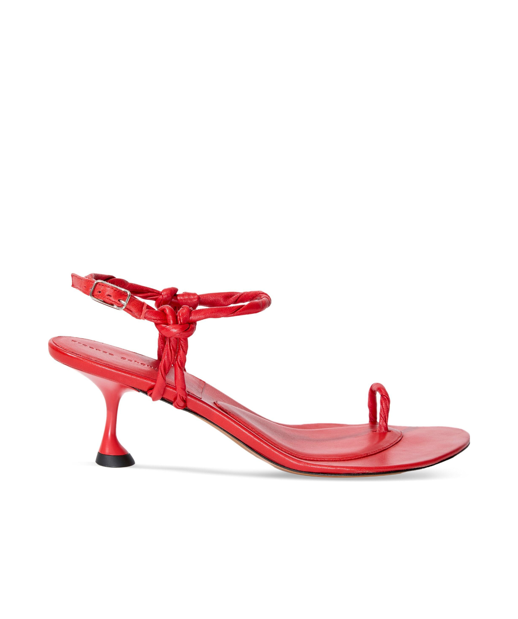 Proenza Schouler Tee Toe Ring Sandals In Red