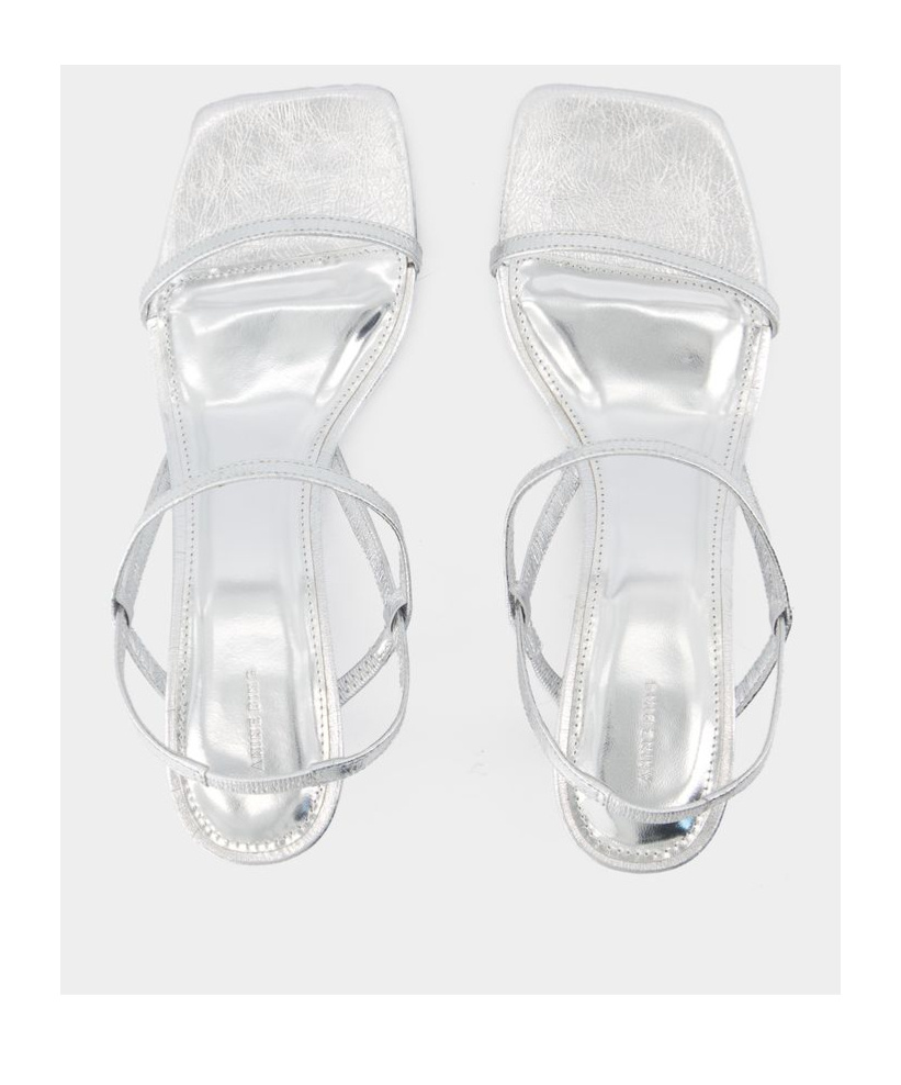 Shop Anine Bing Hilda Slingback Sandals In White