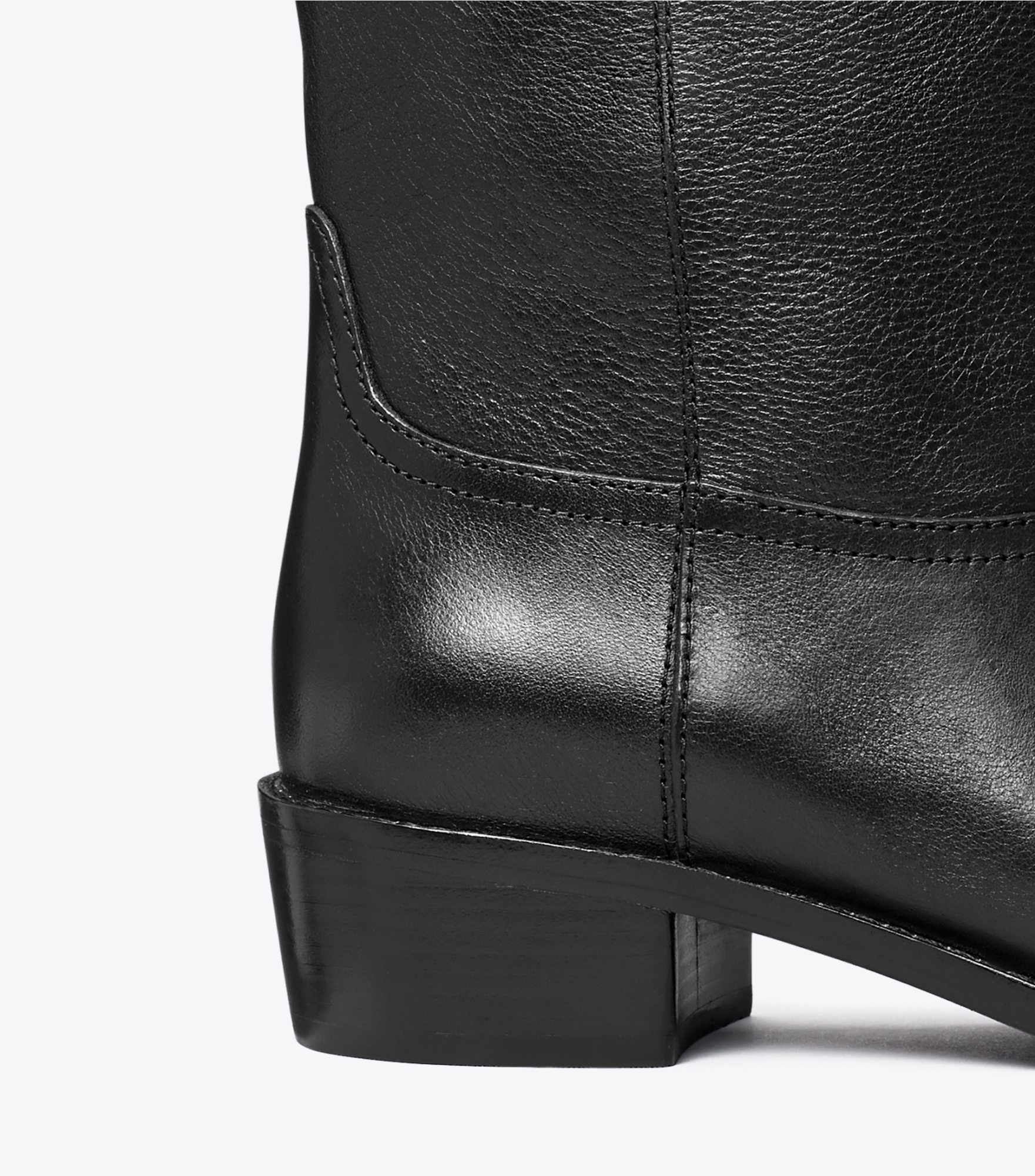 Tory Burch Urban Western Style Short Boots In Black