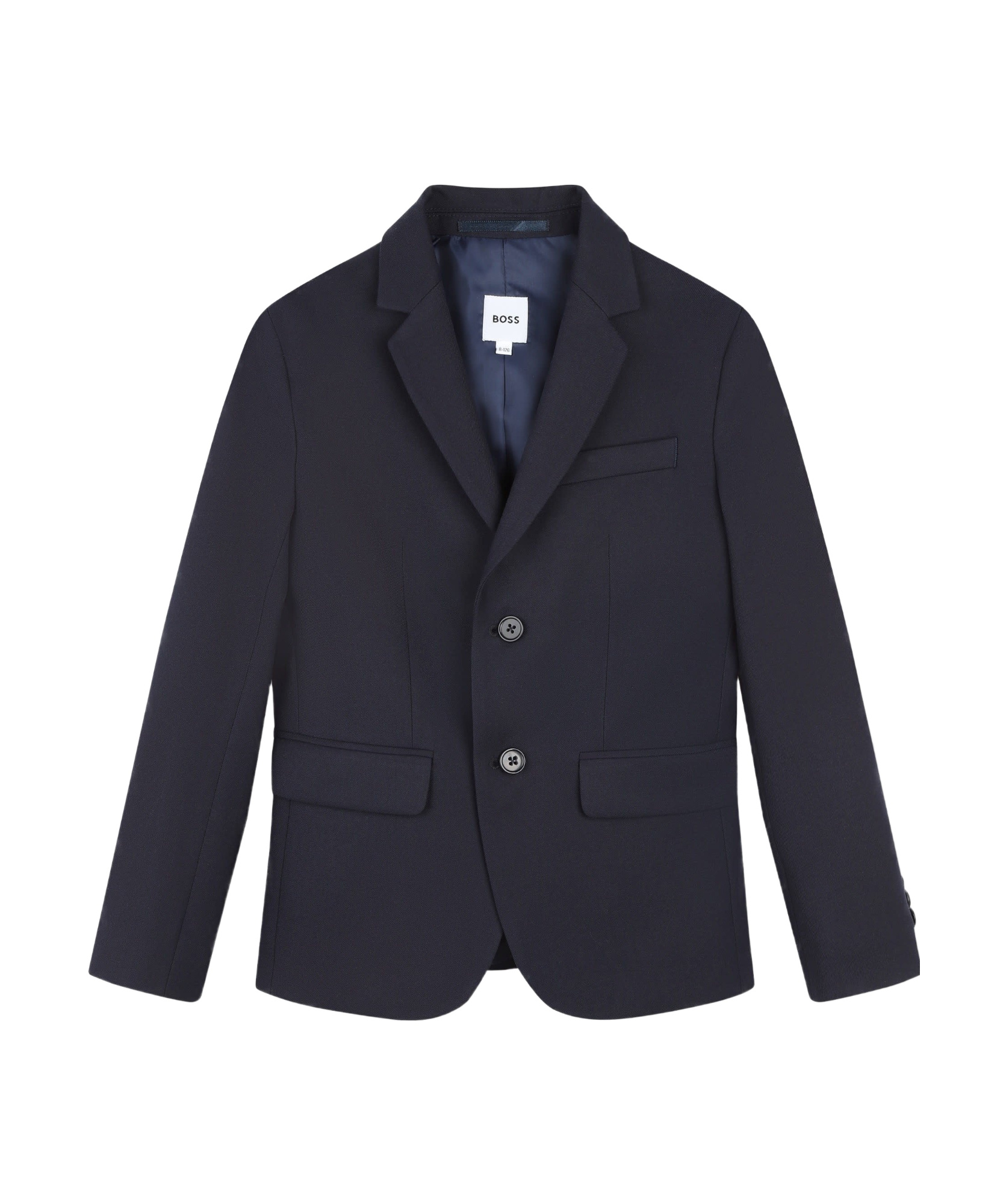 Hugo Boss Notched-lapel Single-breasted Blazer In Black