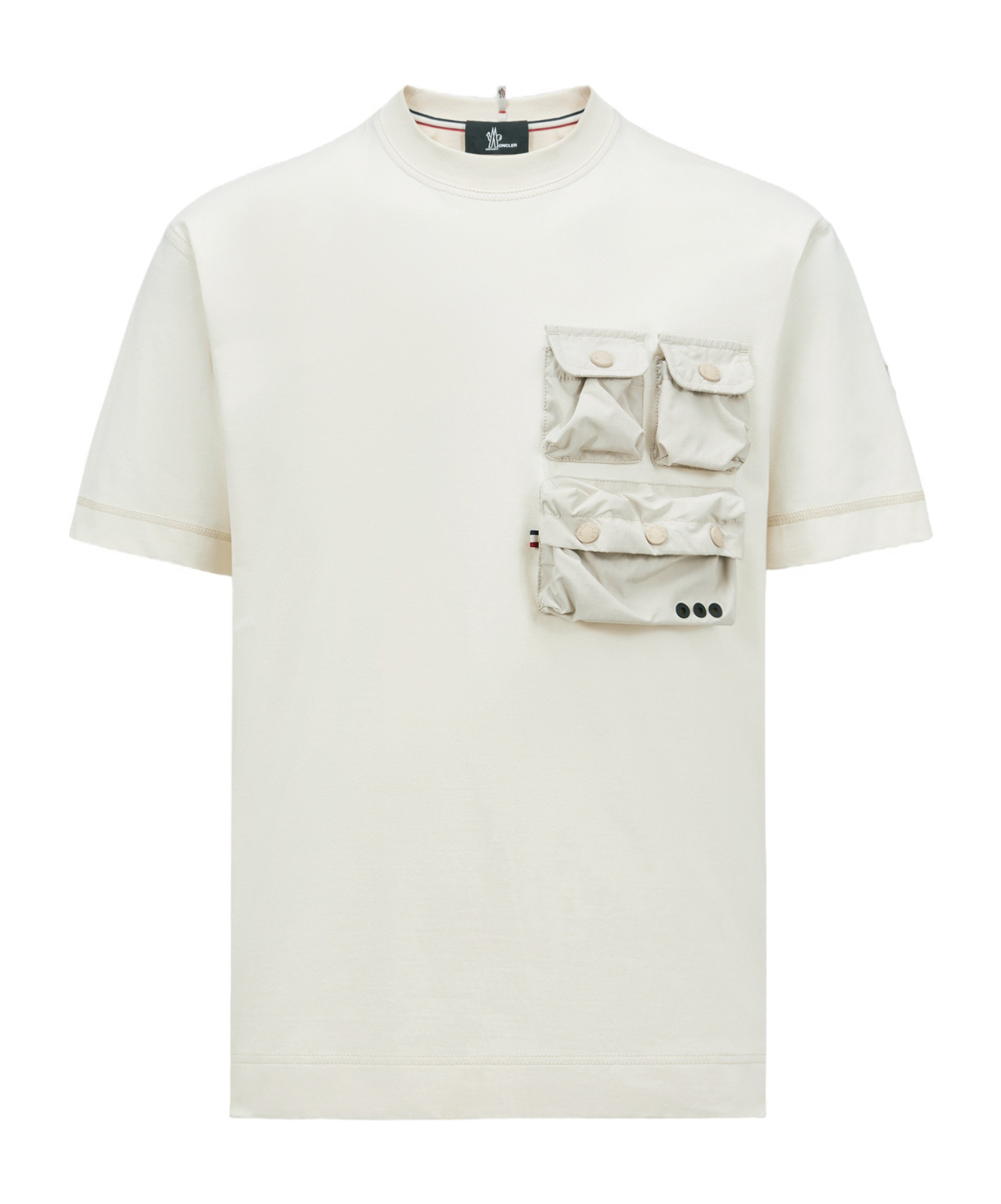 Moncler Item O-neck Short-sleeved T-shirt In White