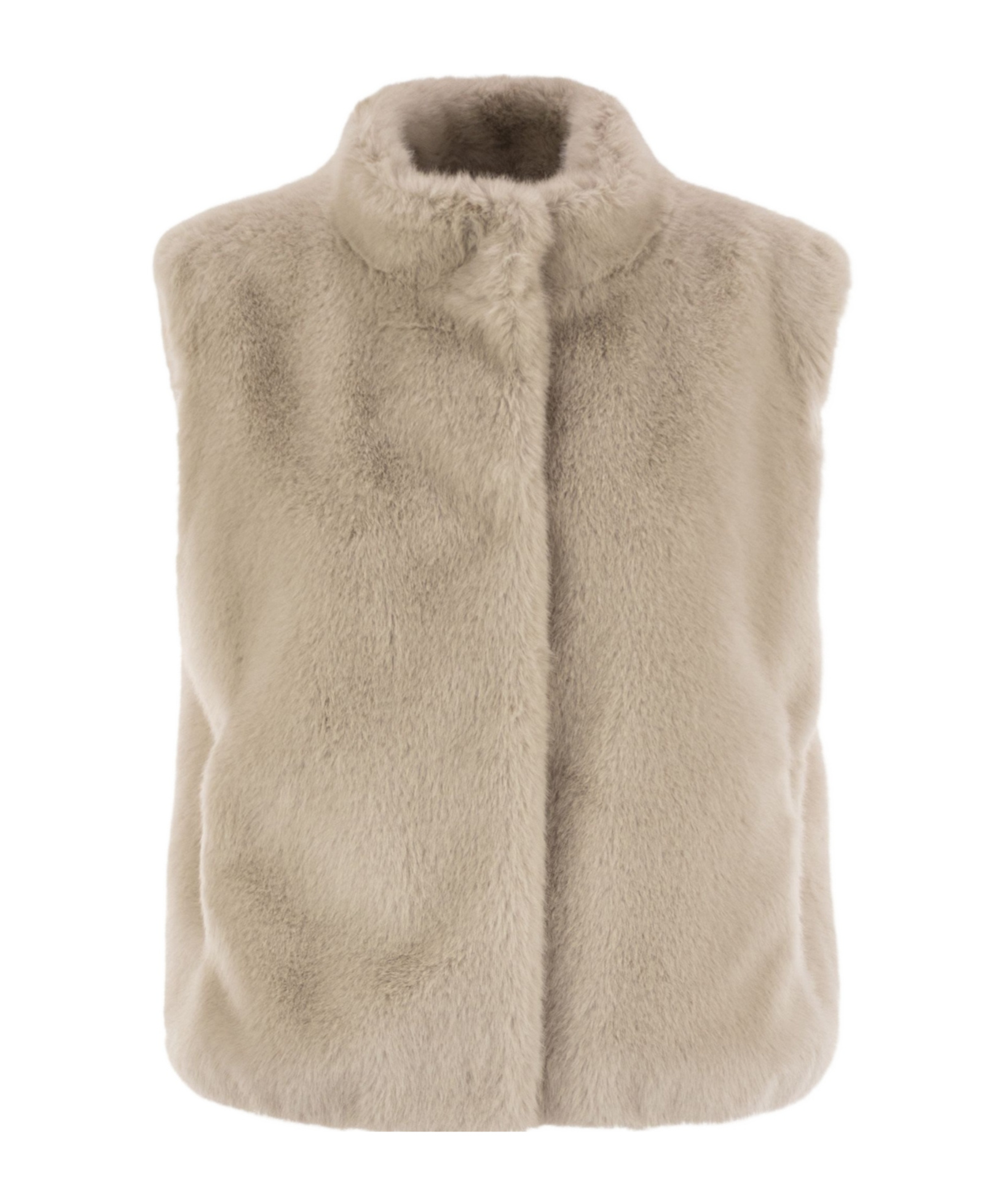 Herno Sleeveless Vest In Brown
