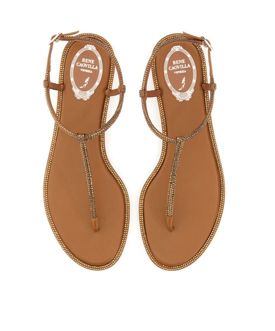 René Caovilla Rene Caovilla Women Sandal "diana" In Beige