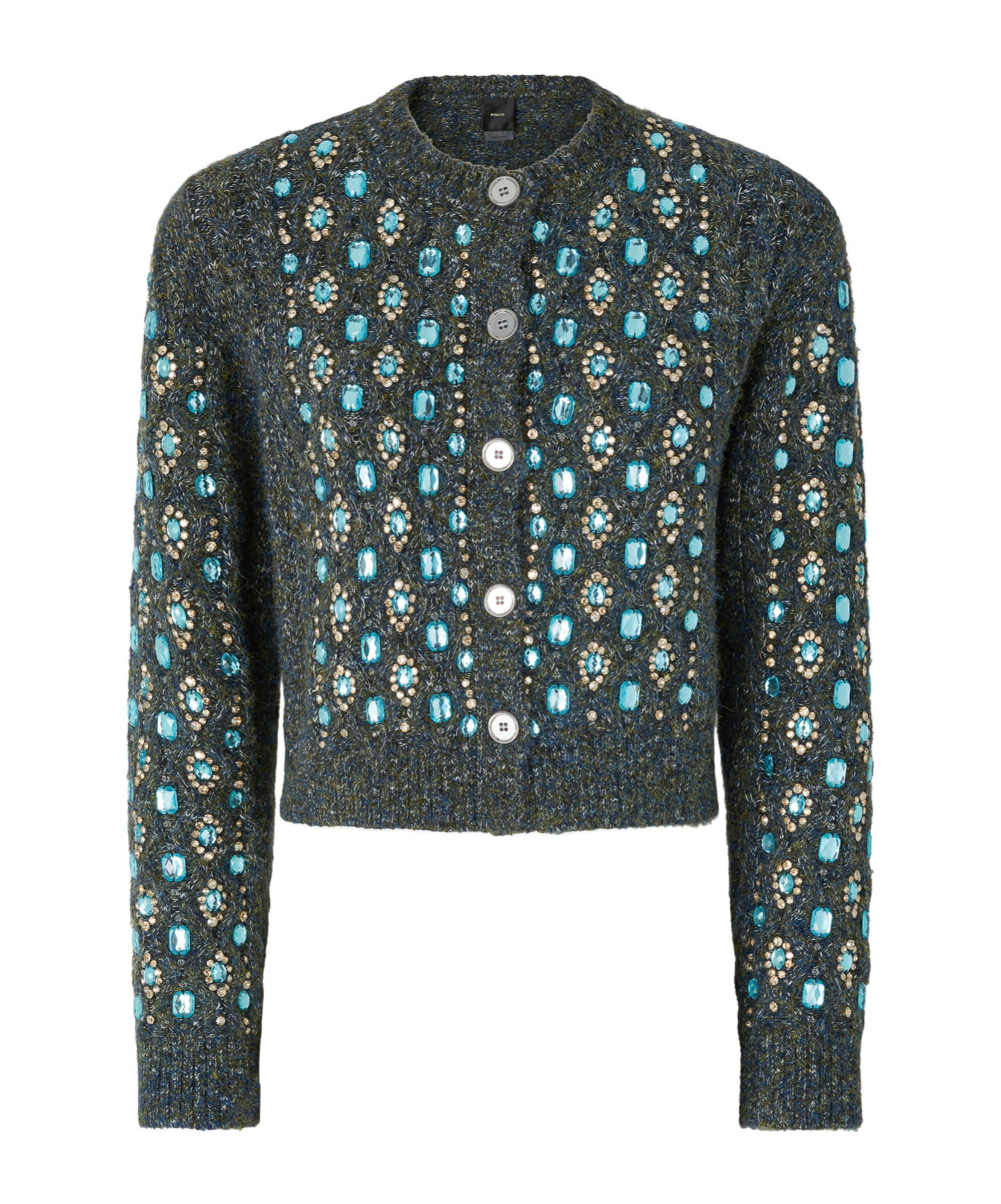 Pinko Mirror Image Sweater In Gray