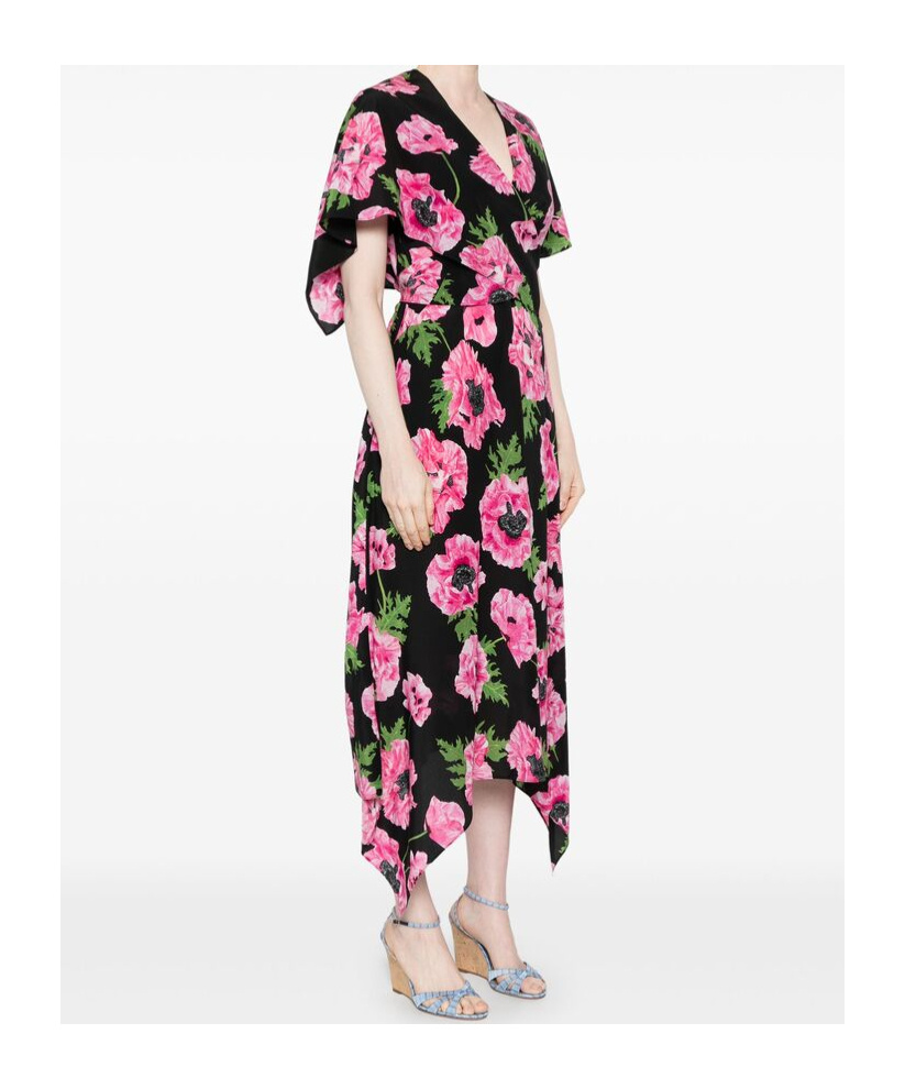 Stella Mccartney Short Sleeve Dress In Black