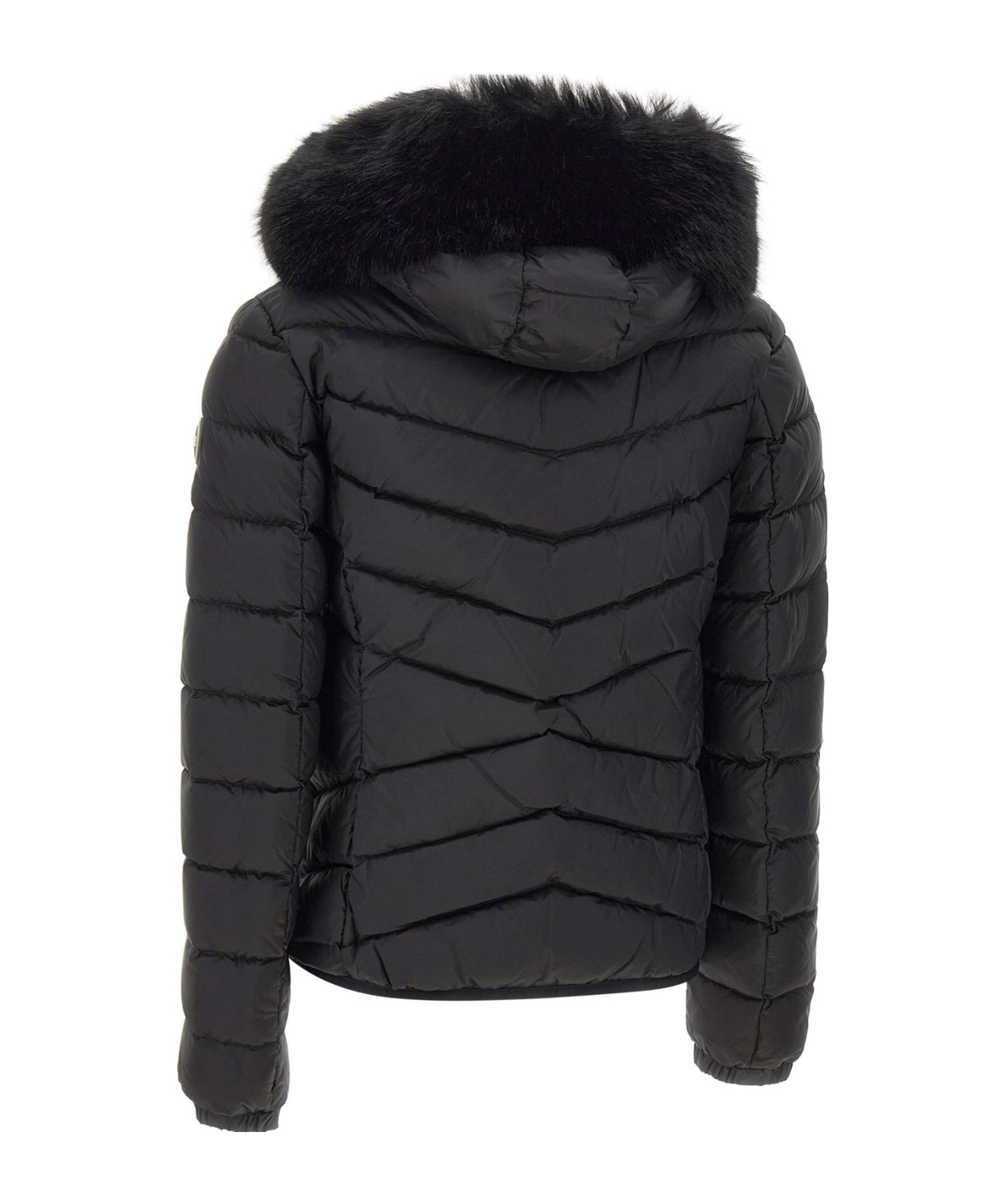 Colmar Originals Quilted Fur-trimmed Down Jacket In Blue
