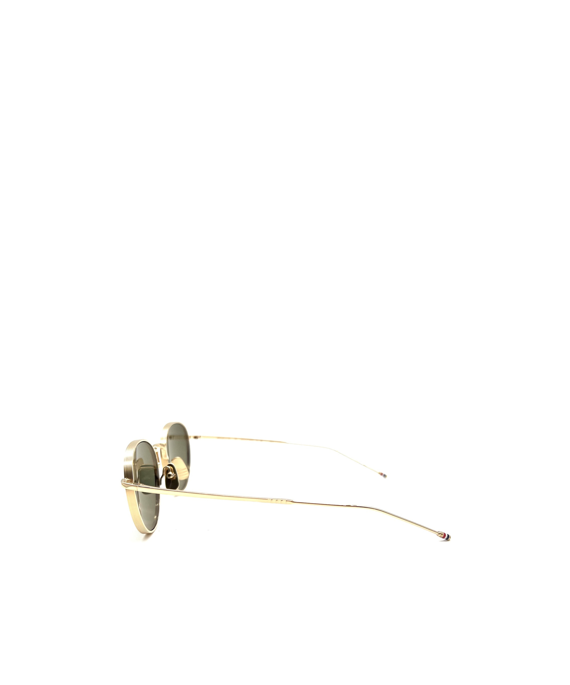 Thom Browne Eyewear Round Frame Sunglasses In Green