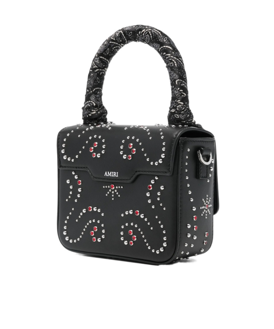 Amiri Micro Ma Stud Tote Bag In Black