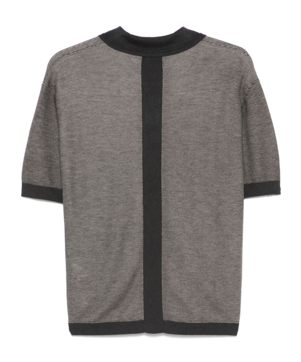 EMPORIO ARMANI PATTERNED-JACQUARD T-SHIRT