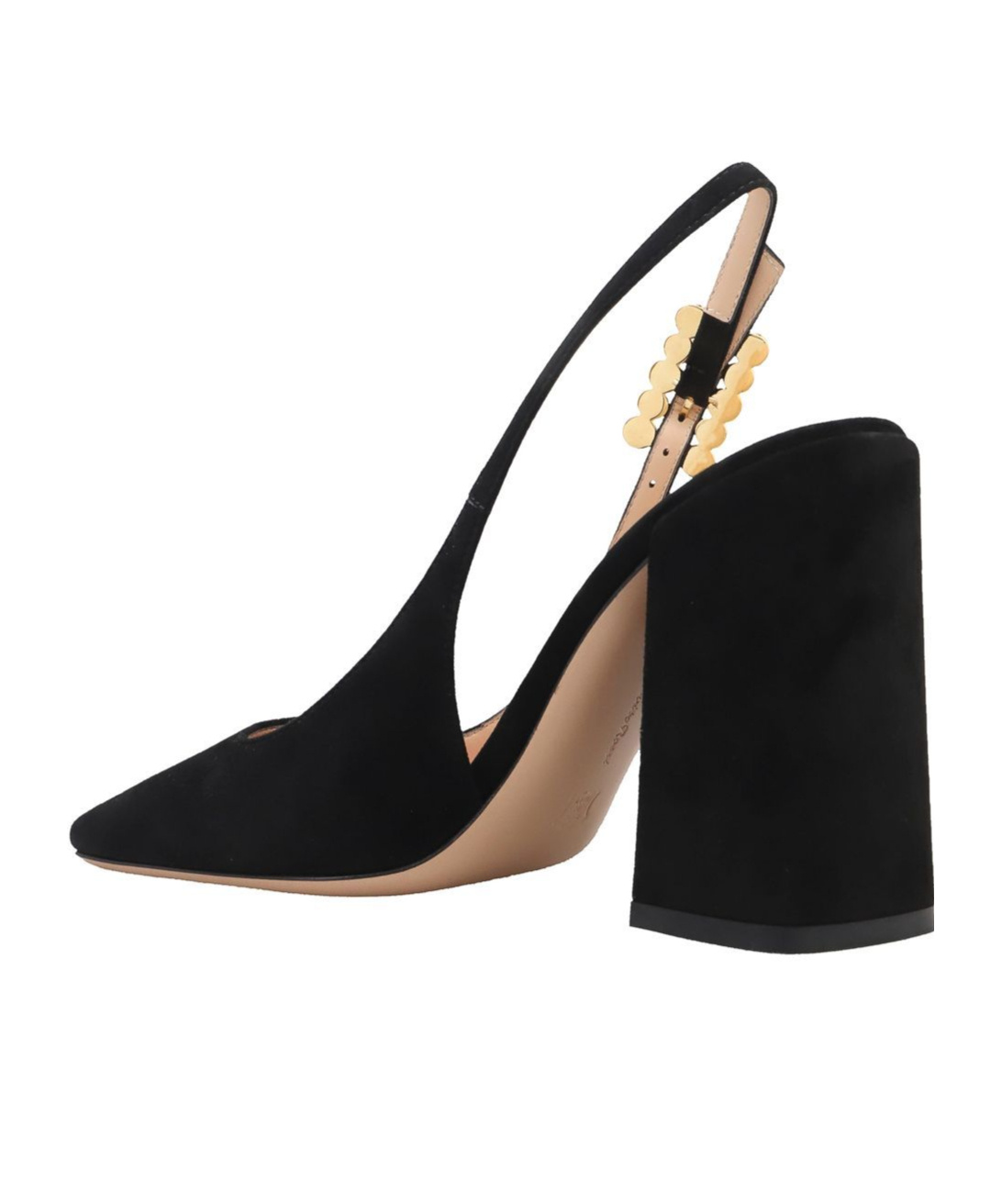 Gianvito Rossi Wondy 95 Velvet Slingback Pumps In Black
