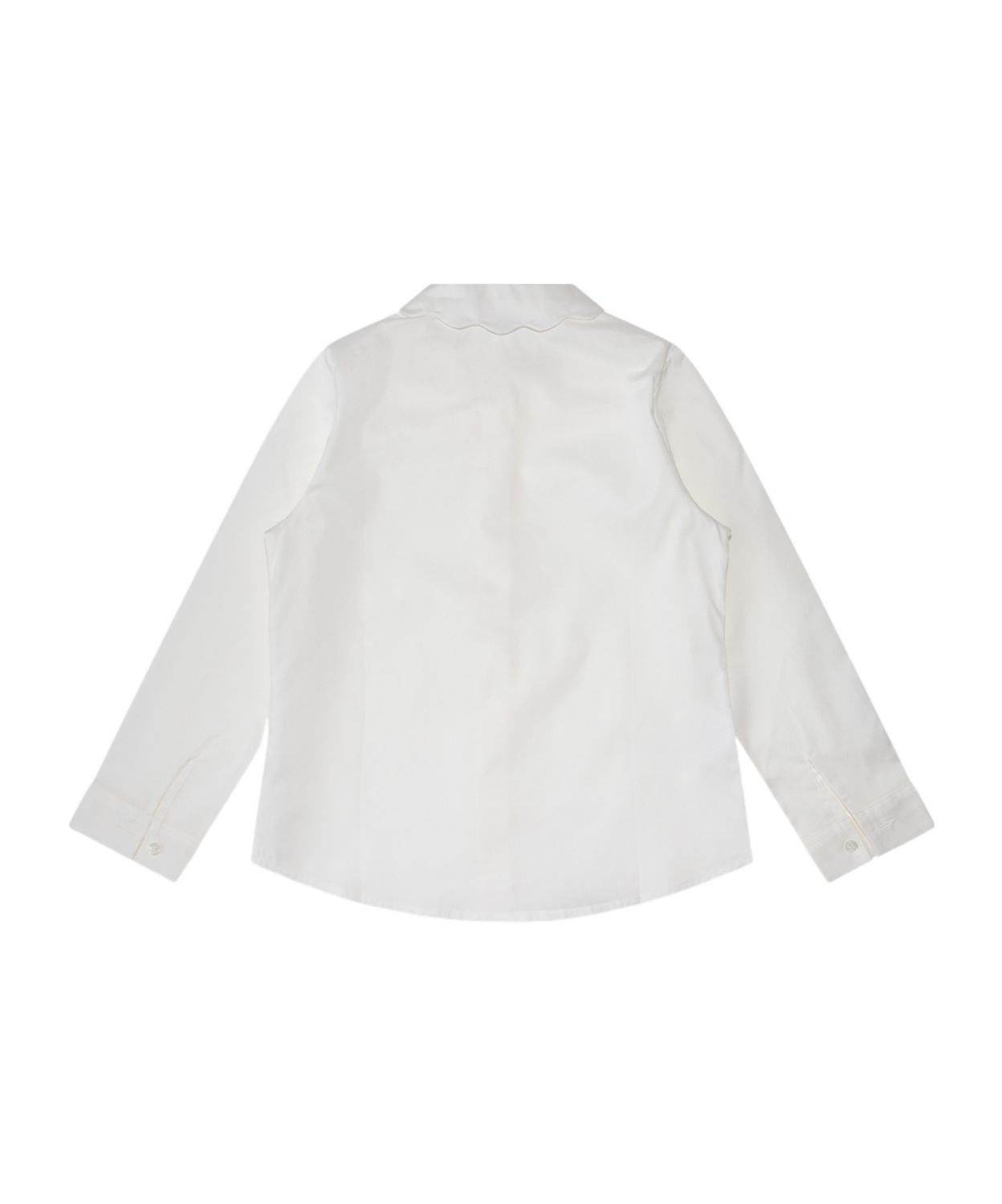 IL GUFO IL GUFO SCALLOPED COLLAR POPLIN SHIRT