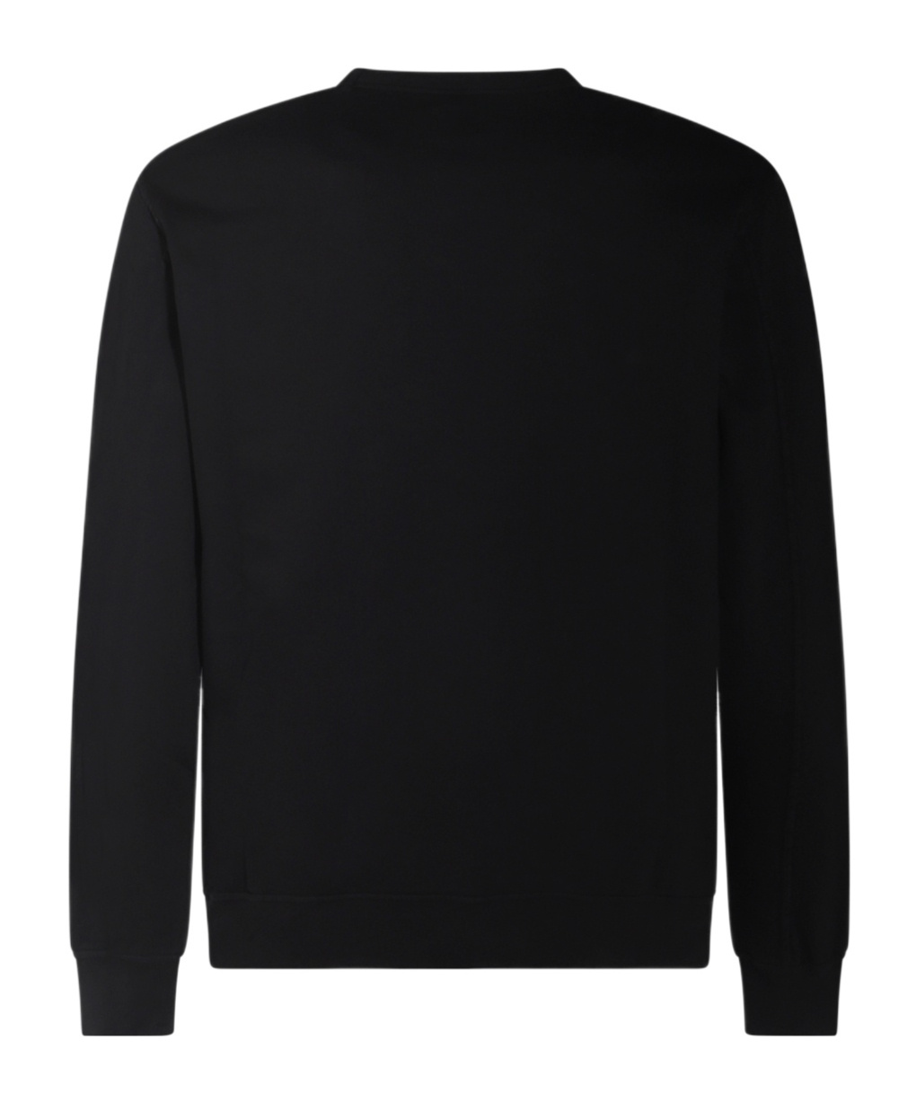 C.p. Company Cotton Crewneck Sweatshirt In Black
